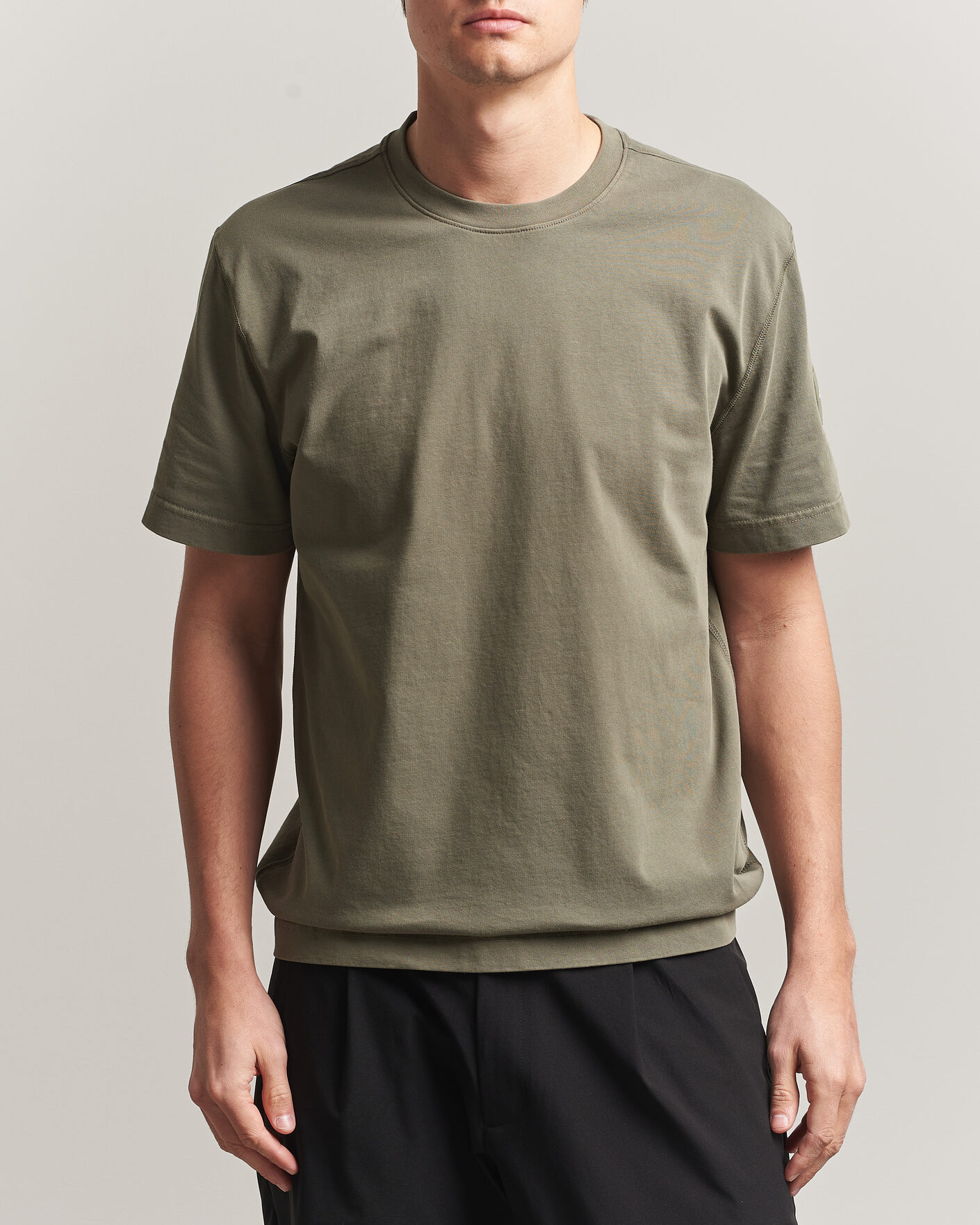 Uomini | T-shirt | Sail Racing | Wind Pigment Dyed T-Shirt Mud Green