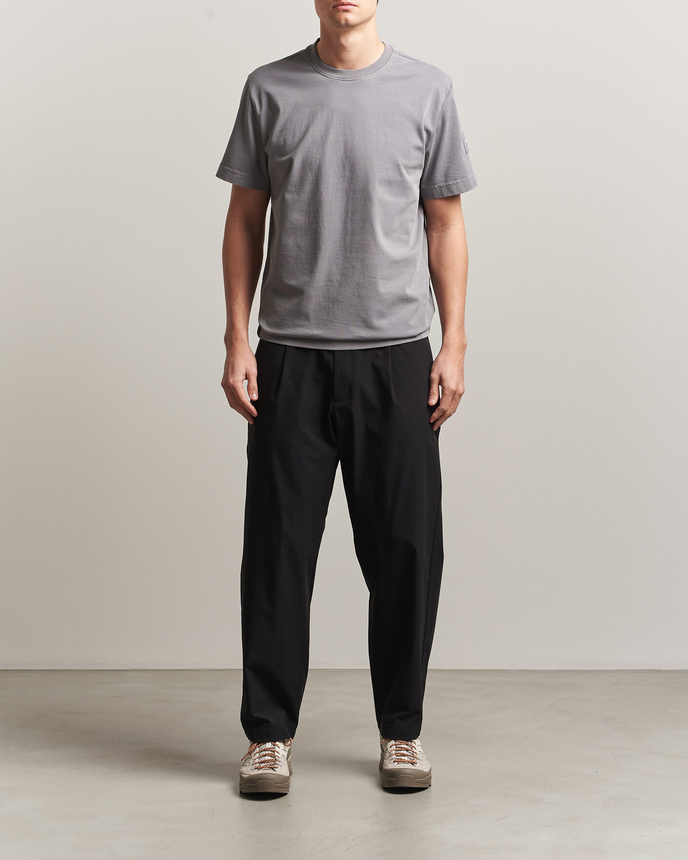 Uomini | T-shirt | Sail Racing | Wind Pigment Dyed T-Shirt Frost Grey