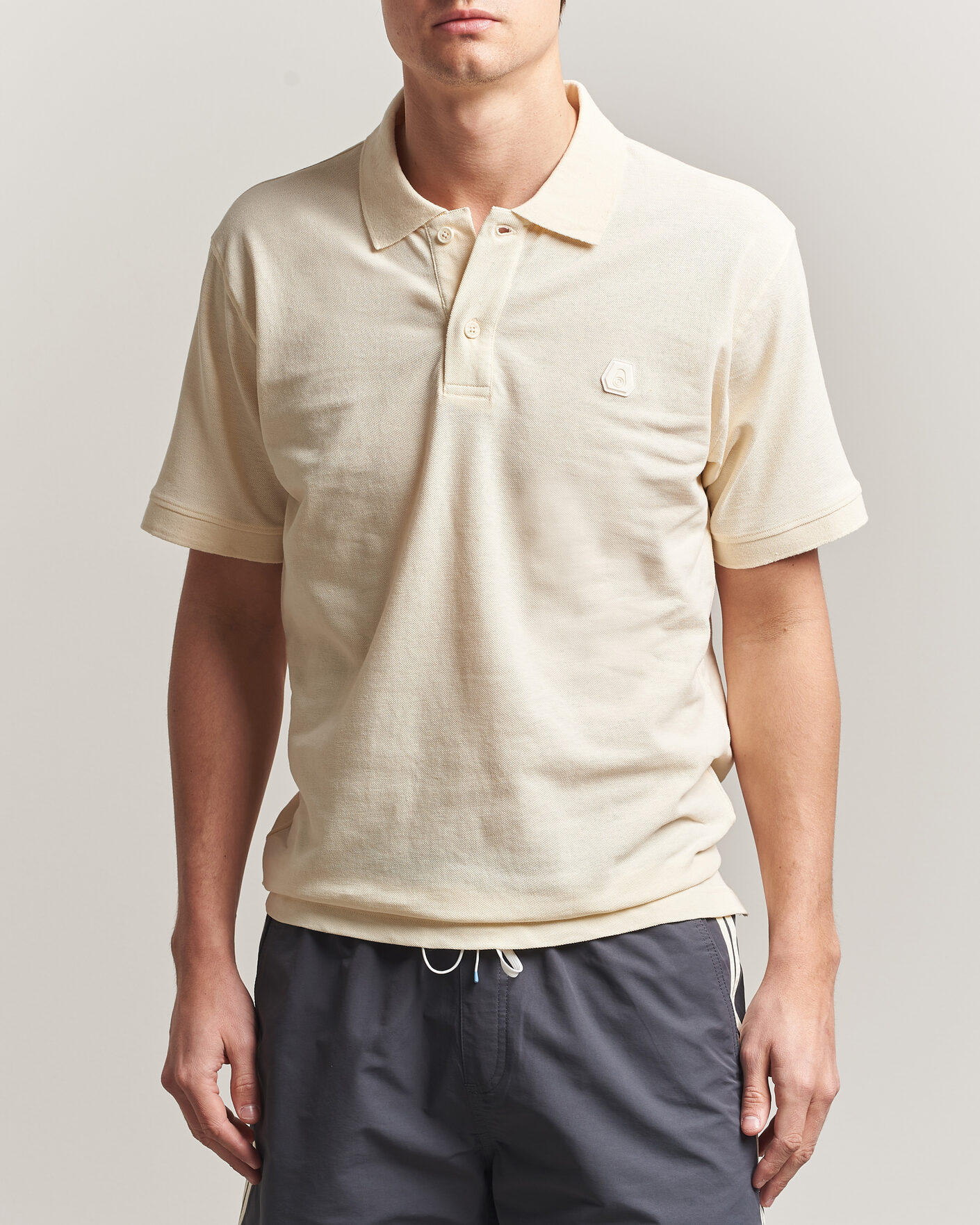 Uomini | Polo | Sail Racing | Tornado Cotton/Linen Pique Polo Off White