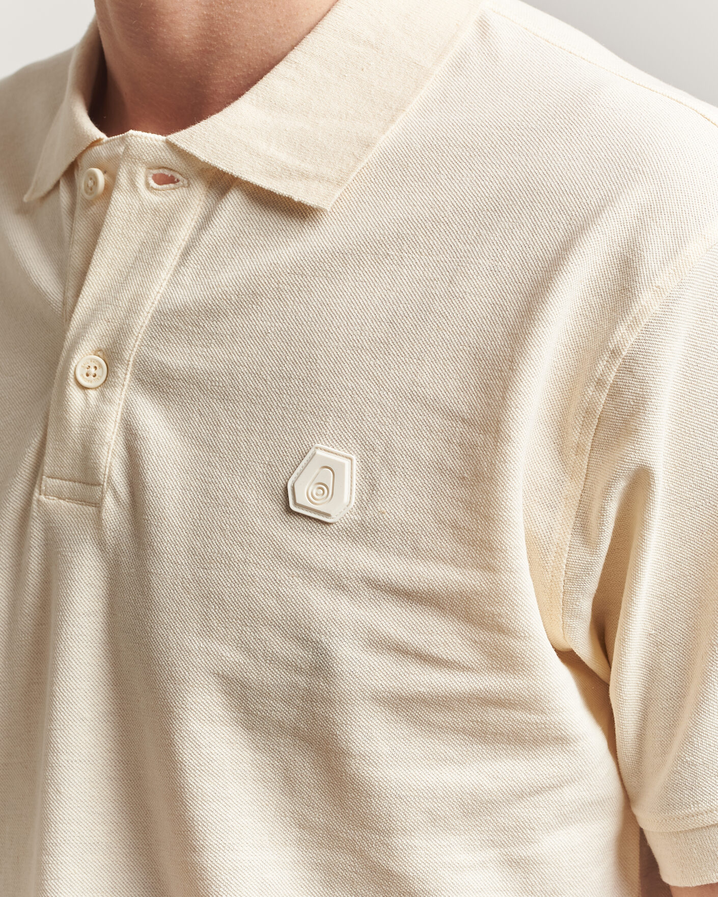 Uomini | Polo | Sail Racing | Tornado Cotton/Linen Pique Polo Off White