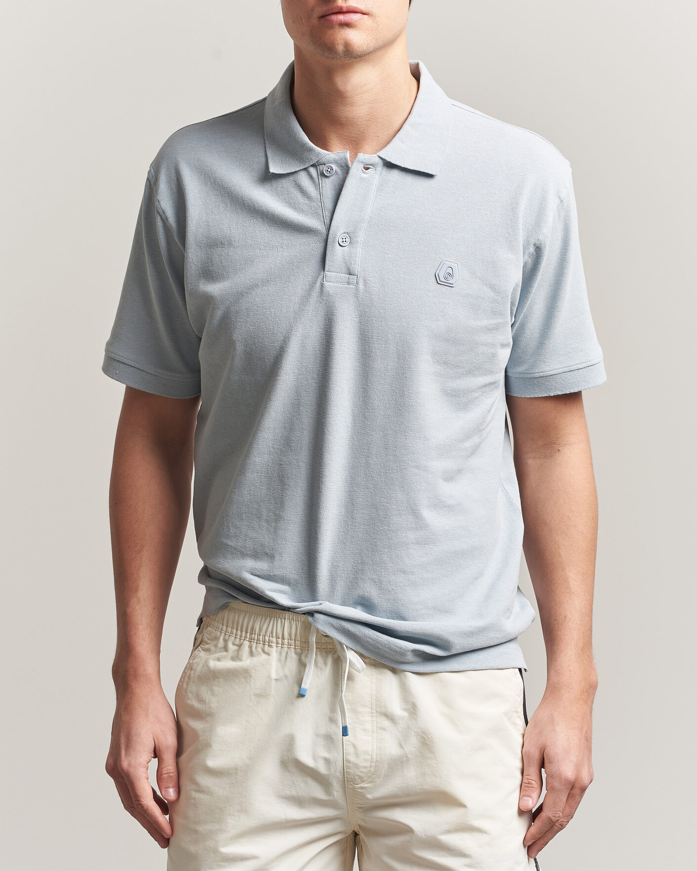 Uomini | Polo | Sail Racing | Tornado Cotton/Linen Pique Polo Ice Melt