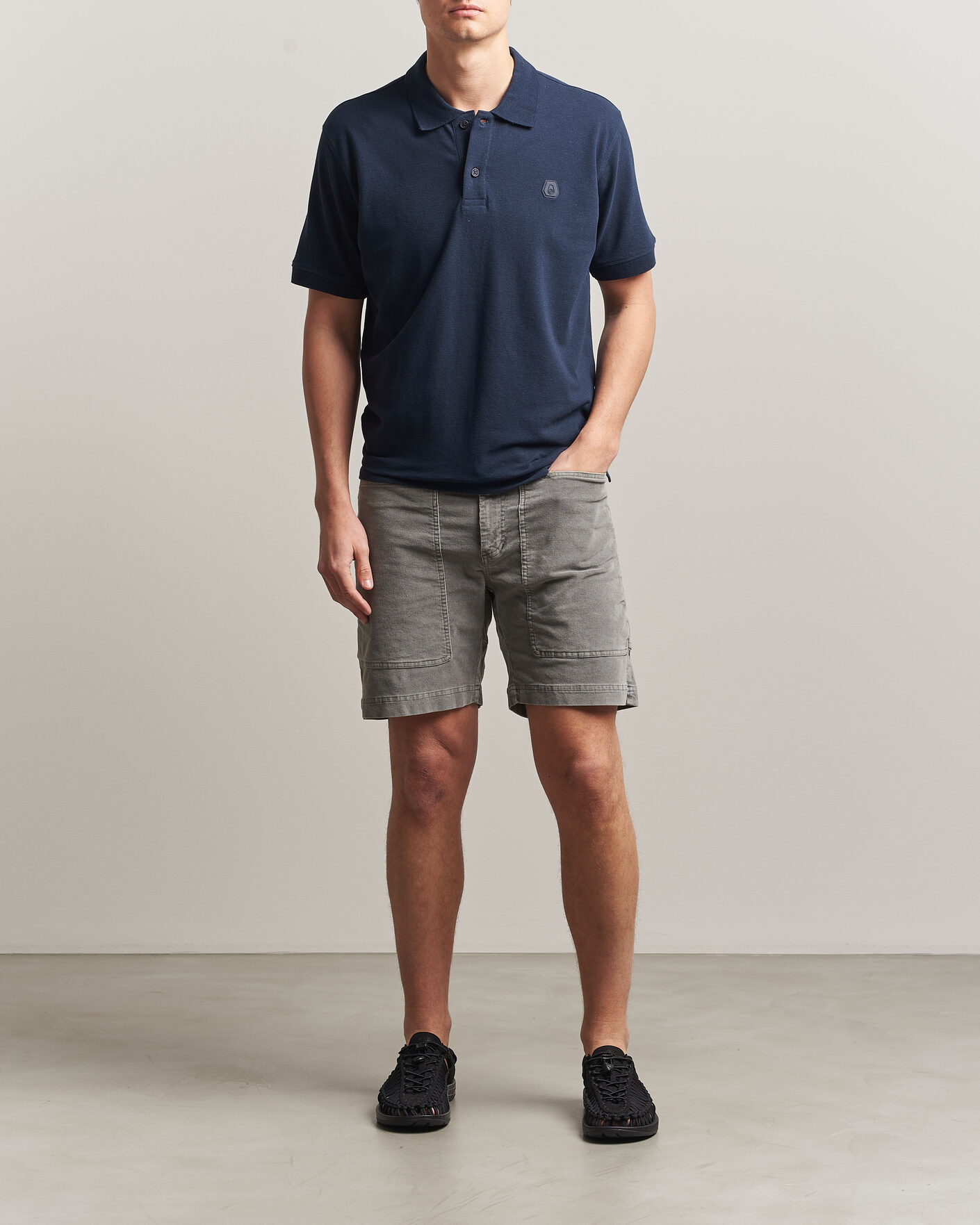 Uomini | Polo | Sail Racing | Tornado Cotton/Linen Pique Polo Navy