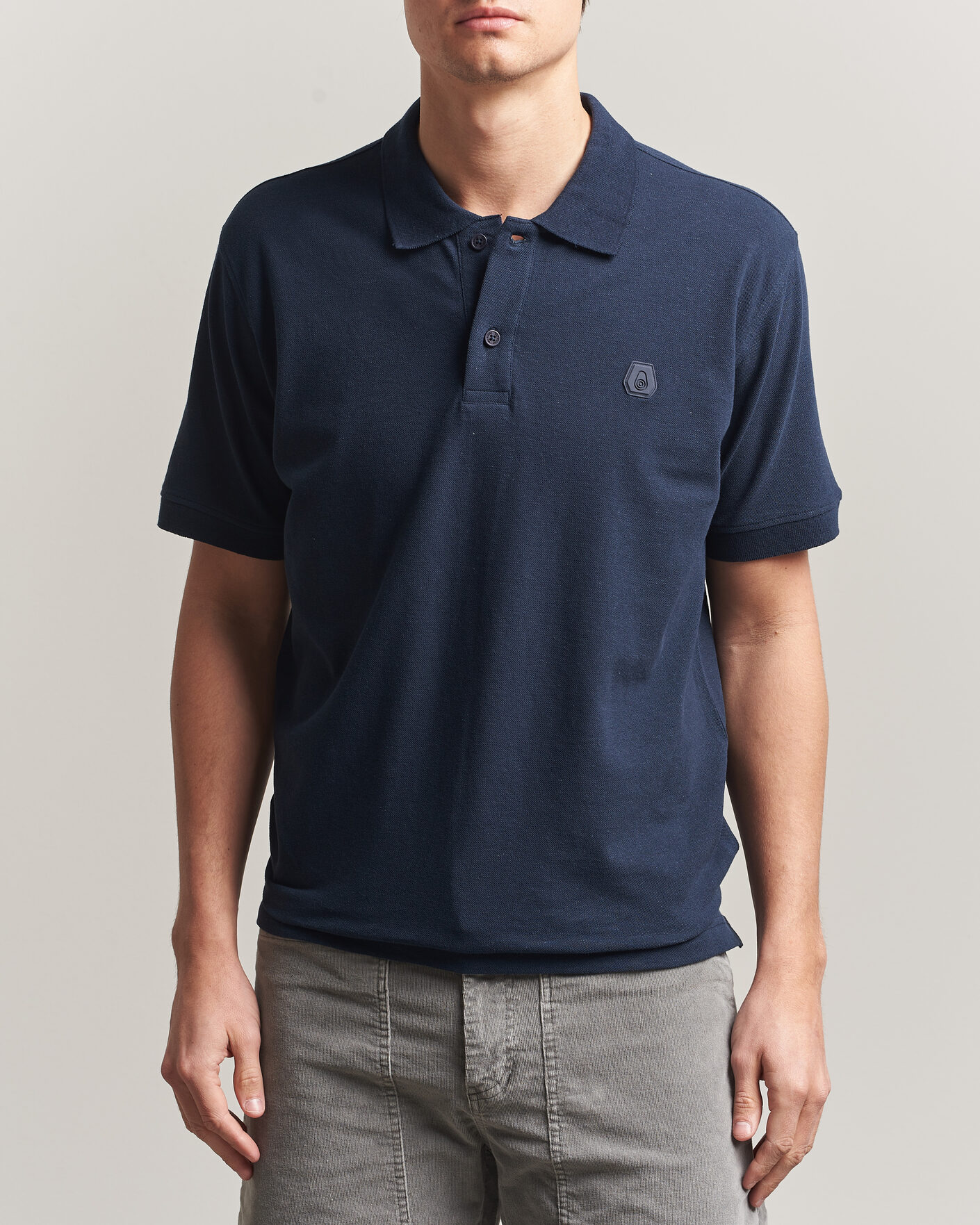Uomini | Polo | Sail Racing | Tornado Cotton/Linen Pique Polo Navy