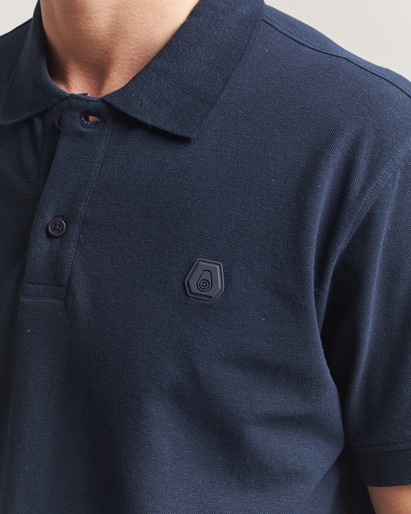 Uomini | Polo | Sail Racing | Tornado Cotton/Linen Pique Polo Navy