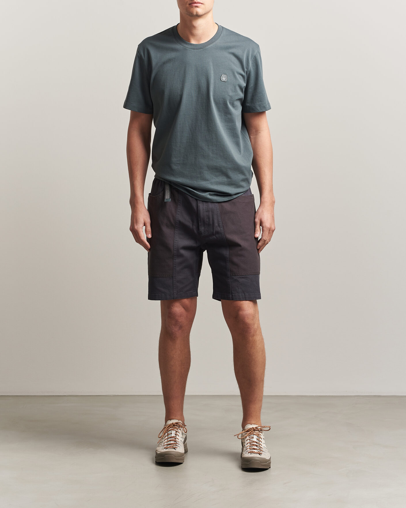 Uomini | Pantaloncini | Sail Racing | Breeze Blocked Cotton Twill Shorts Dark Steel Blue
