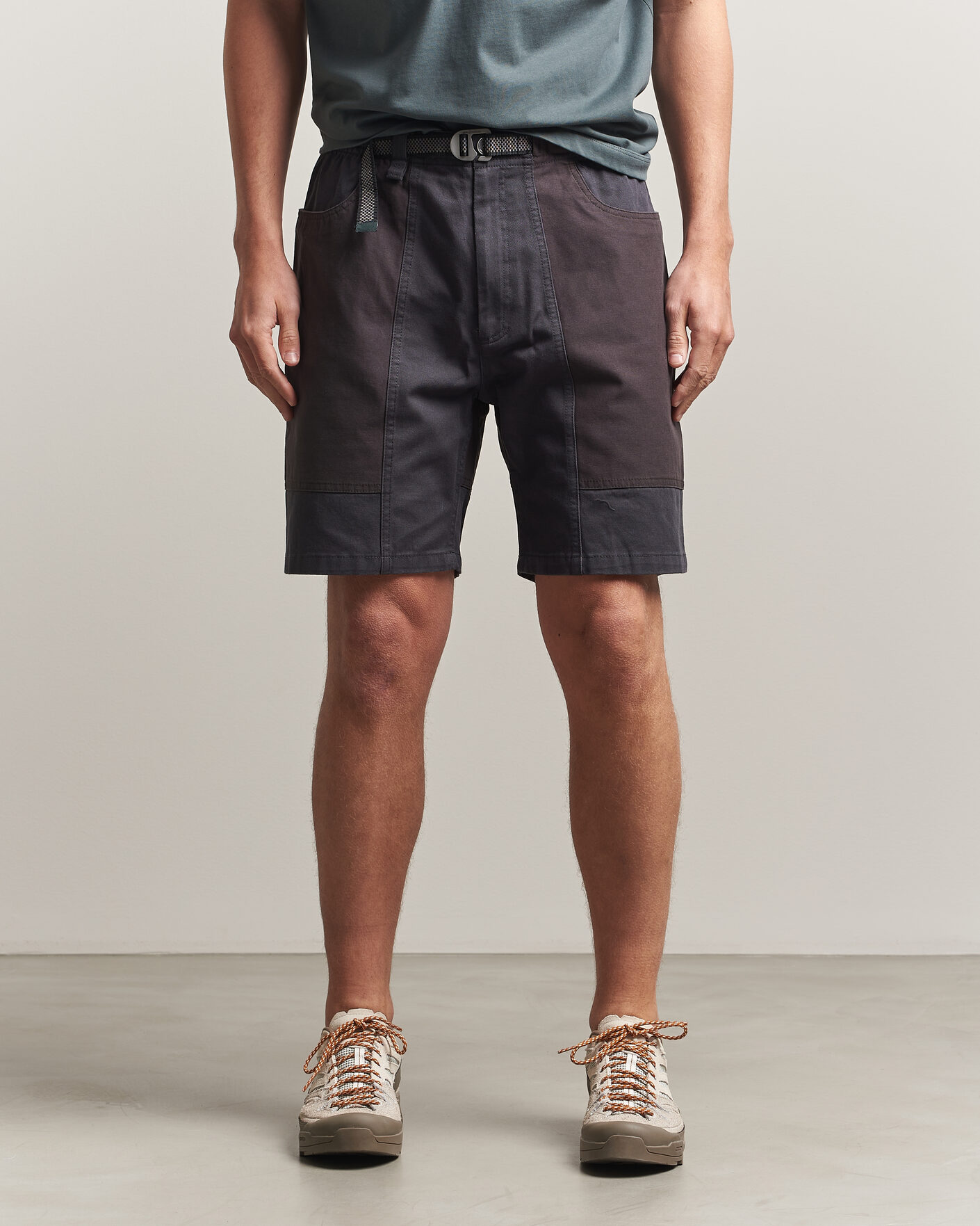 Uomini | Pantaloncini | Sail Racing | Breeze Blocked Cotton Twill Shorts Dark Steel Blue