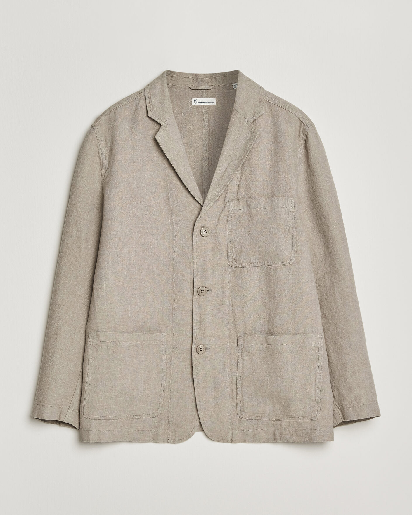 Uomini | Blazers | KnowledgeCotton Apparel | Linen Blazer Twill