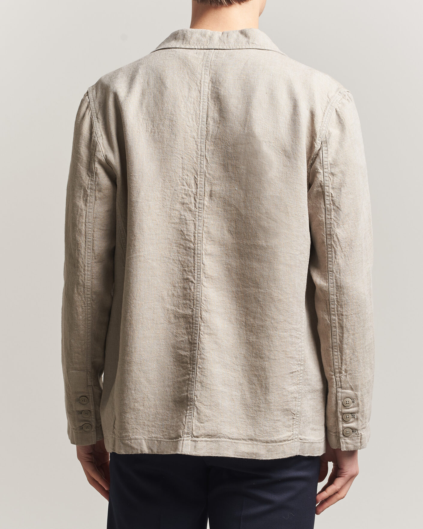 Uomini | Blazers | KnowledgeCotton Apparel | Linen Blazer Twill
