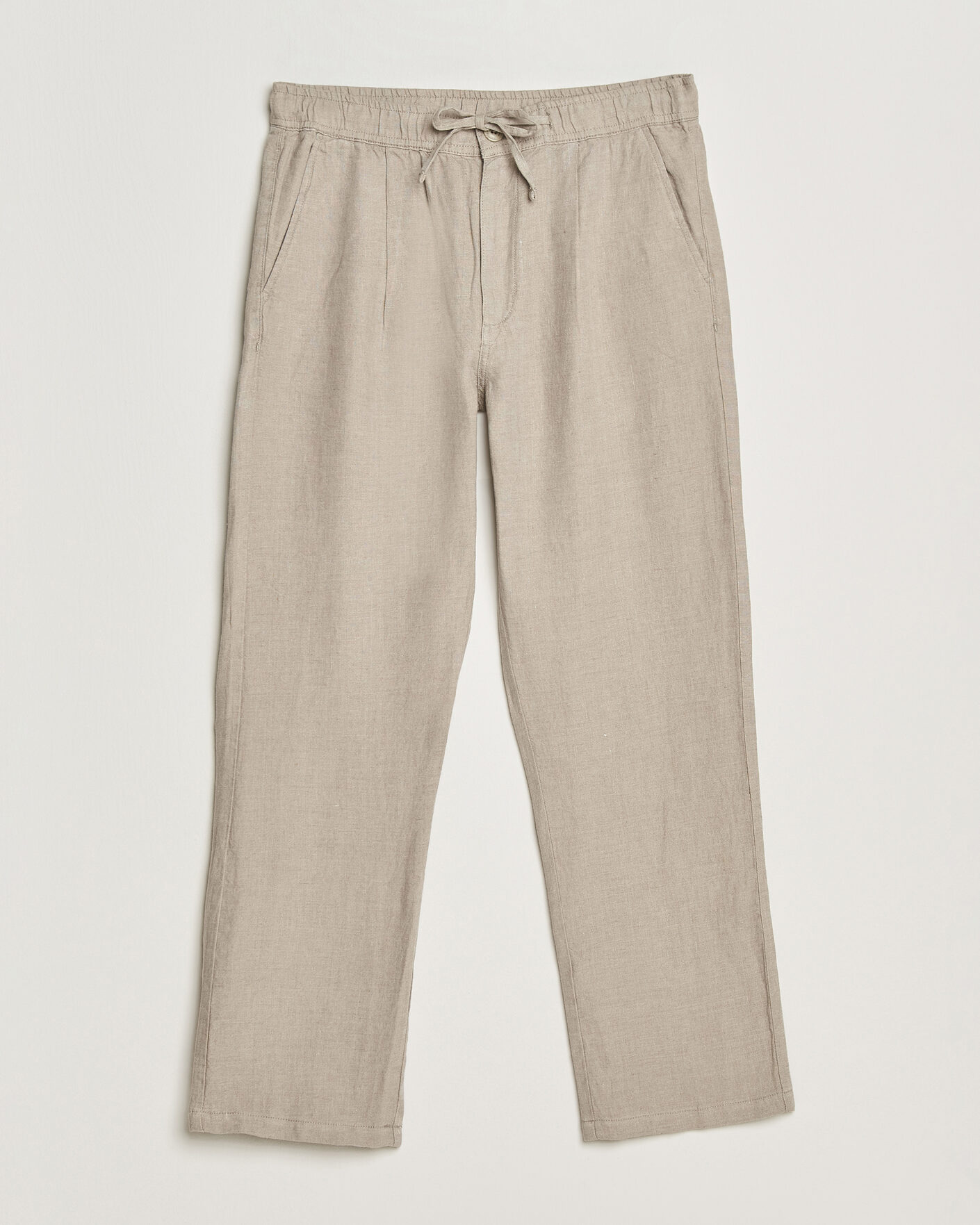 Uomini | Pantaloni | KnowledgeCotton Apparel | Loose Linen Pants Twill