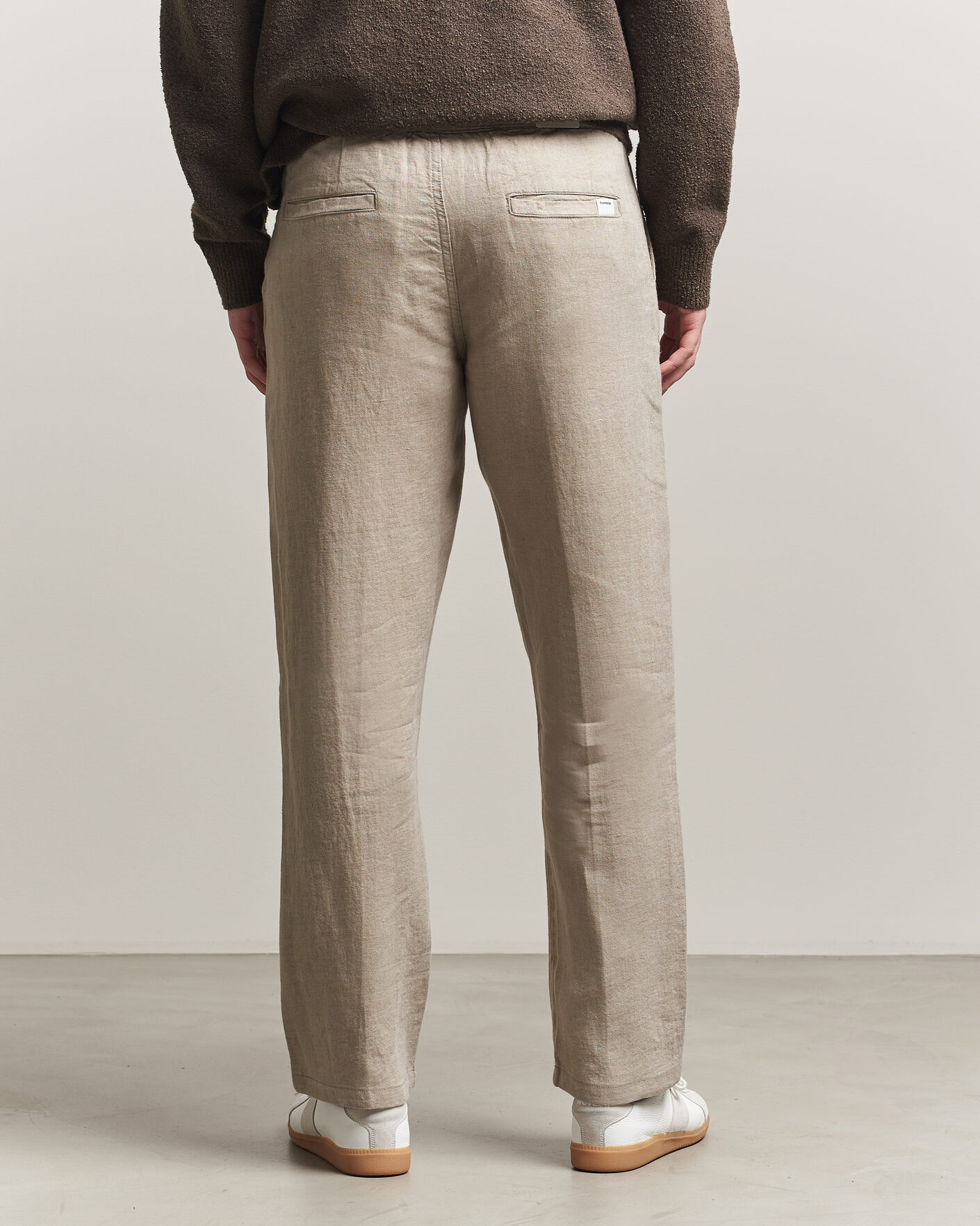 Uomini | Pantaloni | KnowledgeCotton Apparel | Loose Linen Pants Twill