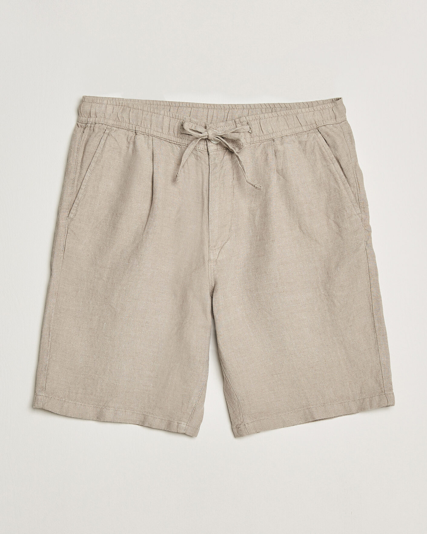 Uomini | Pantaloncini | KnowledgeCotton Apparel | Loose Linen Shorts Twill