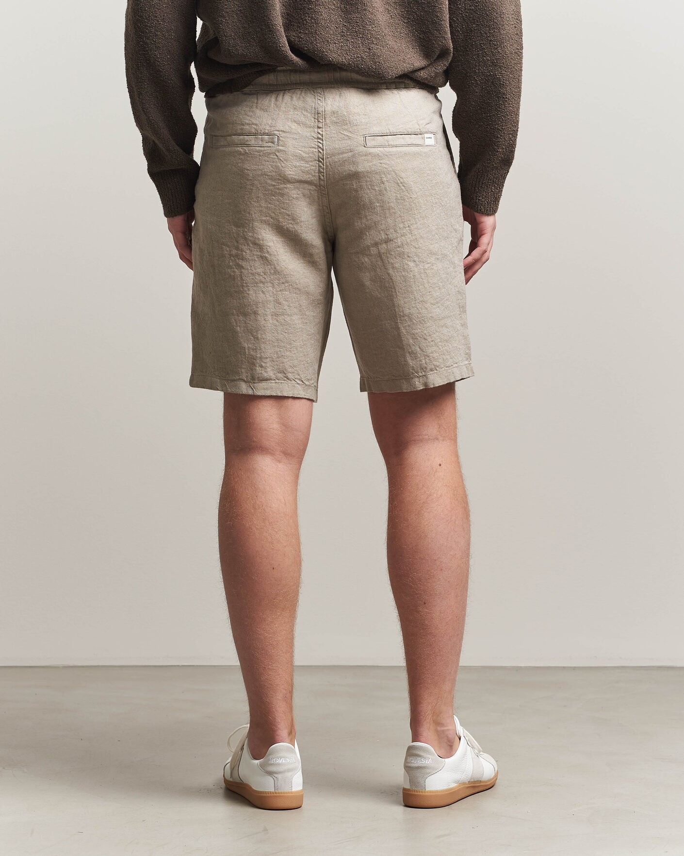 Uomini | Pantaloncini | KnowledgeCotton Apparel | Loose Linen Shorts Twill