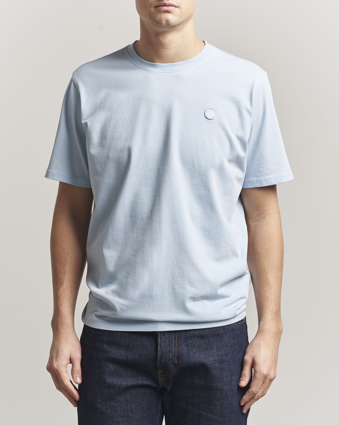 Uomini | T-shirt | KnowledgeCotton Apparel | Badge T-Shirt Skyway