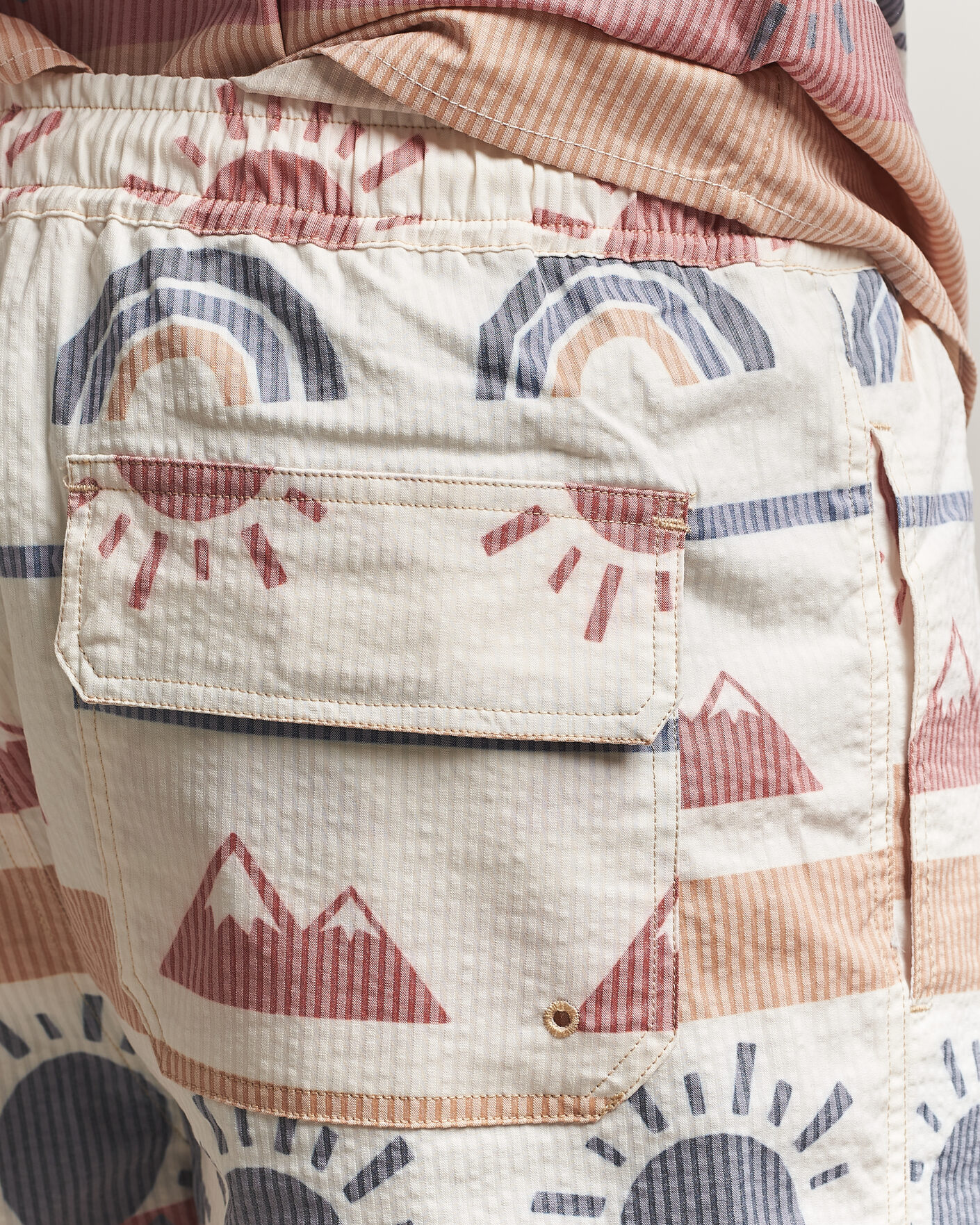 Uomini | Costumi da bagno | KnowledgeCotton Apparel | Printed Swimshorts Multi