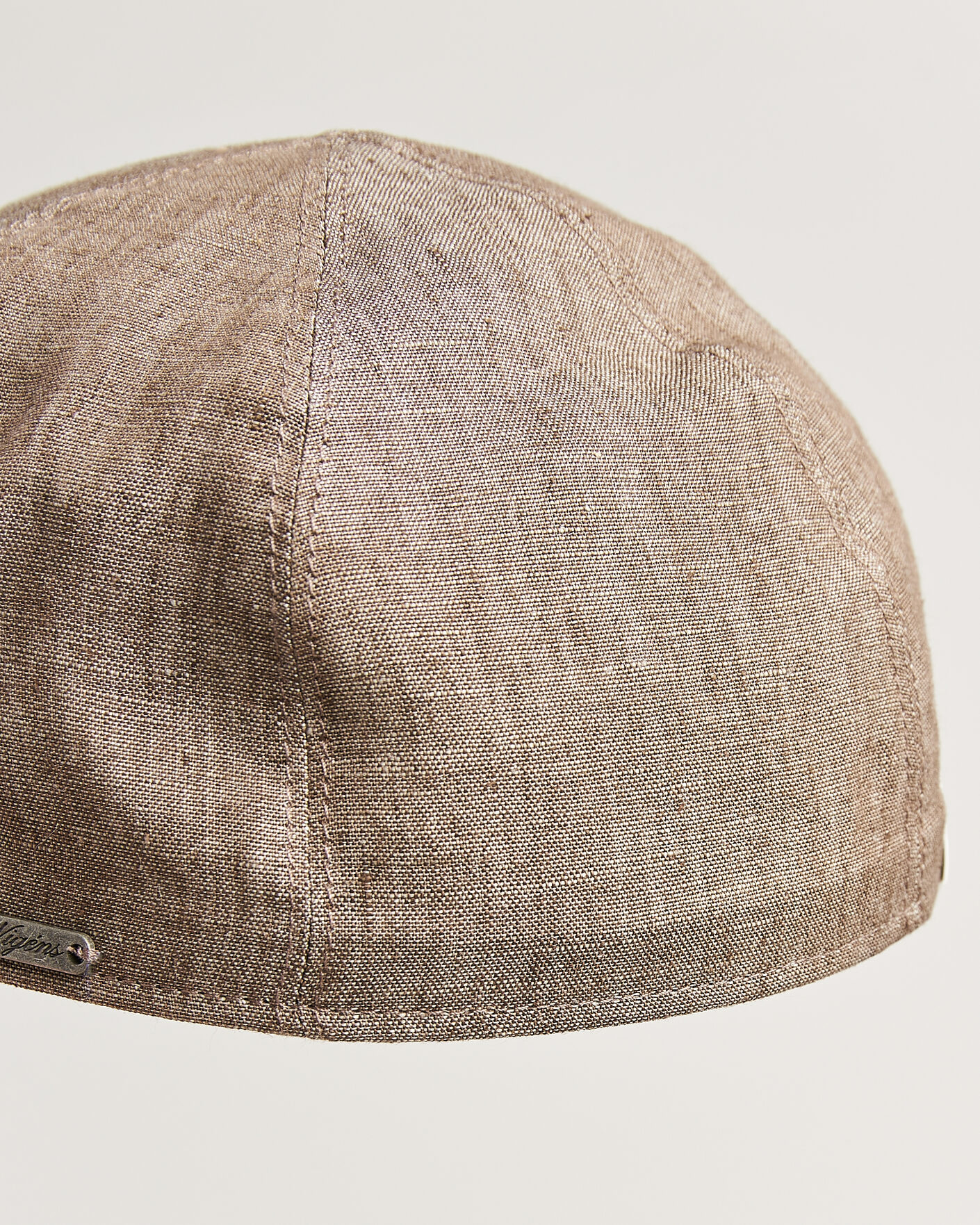 Uomini | Cappelli & Berretti | Wigéns | Baseball Linen Cap Light Brown
