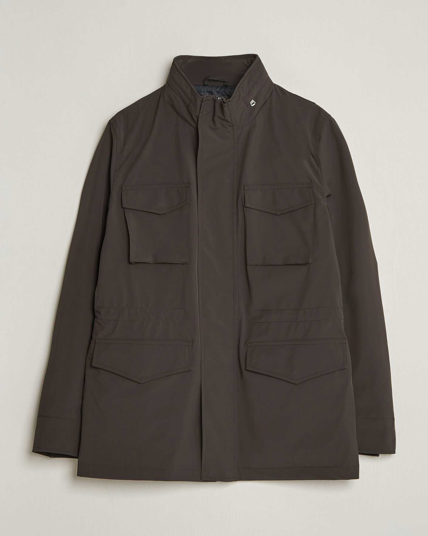 Uomini | Giacche | Oscar Jacobson | M65 Nylon Field Jacket Brown