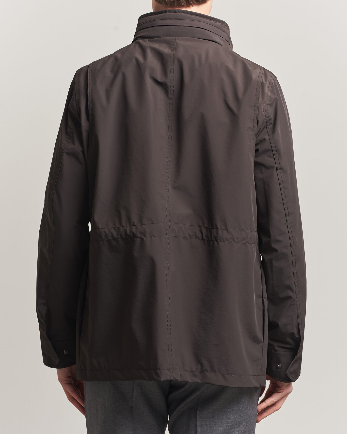 Uomini | Giacche | Oscar Jacobson | M65 Nylon Field Jacket Brown