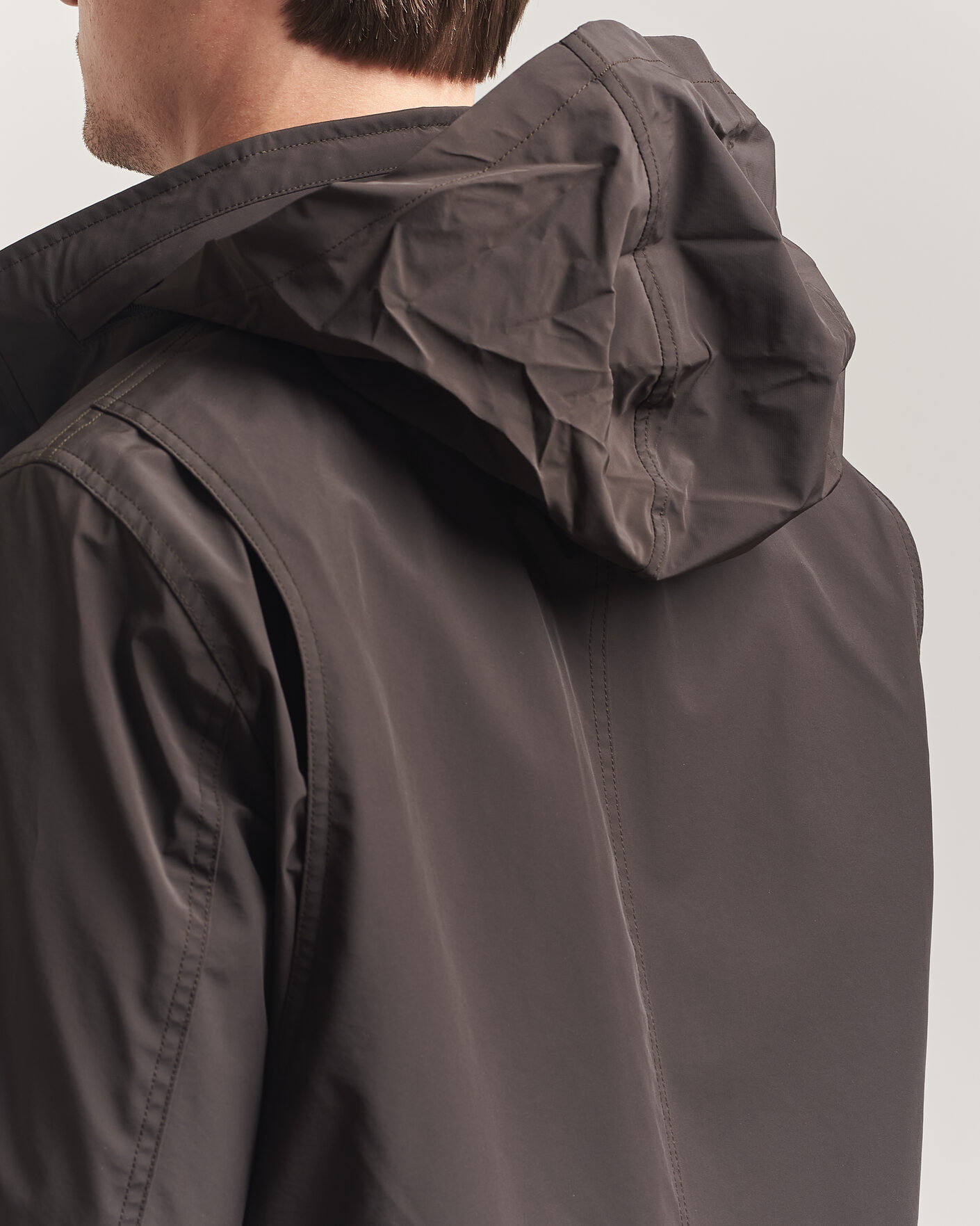 Uomini | Giacche | Oscar Jacobson | M65 Nylon Field Jacket Brown