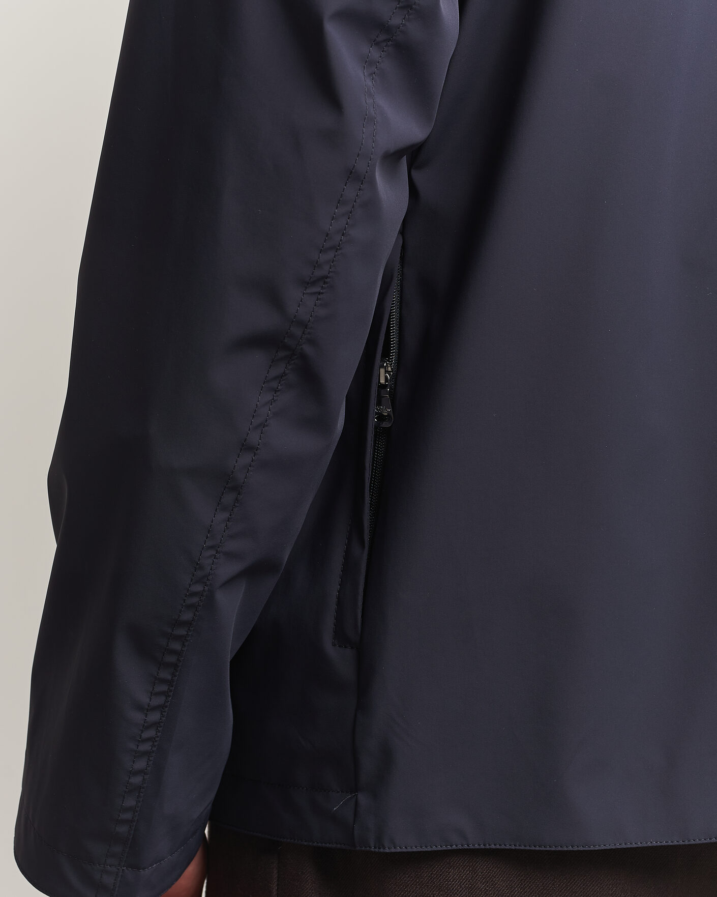 Uomini | Giacche | Oscar Jacobson | Light Zipped Shirt Jacket Navy