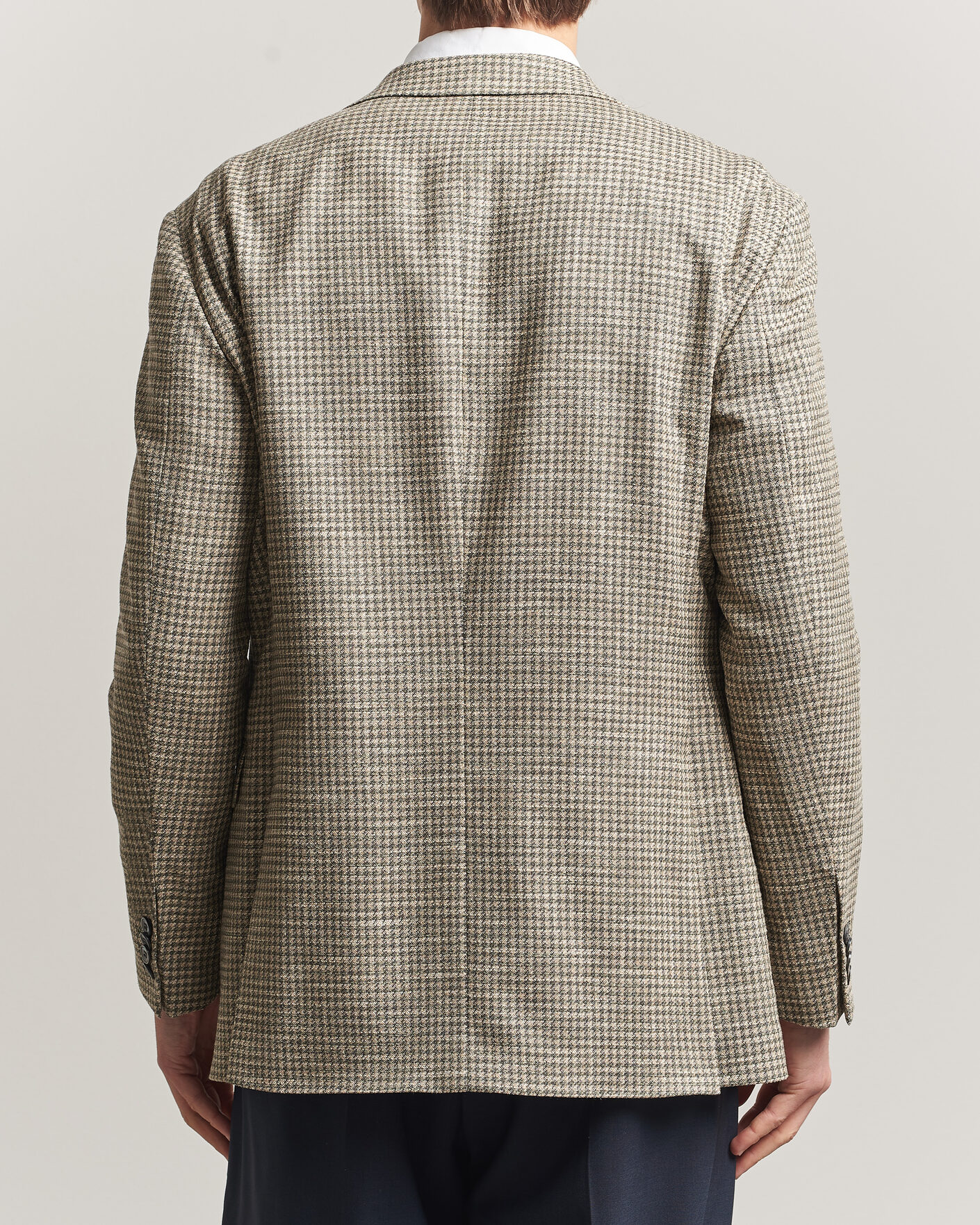 Uomini | Blazers | Oscar Jacobson | Robert Wool/Silk/Cotton Blazer Green