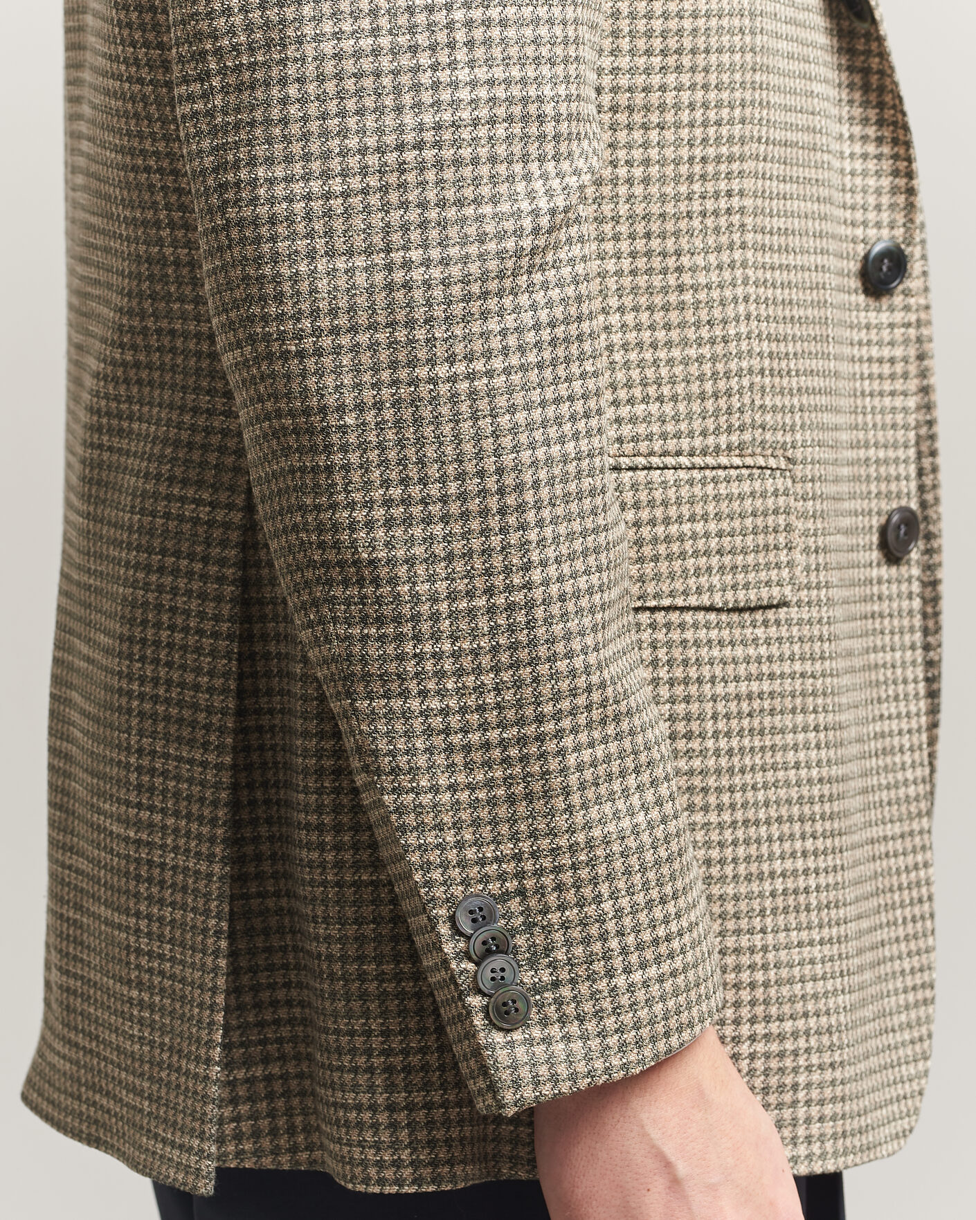 Uomini | Blazers | Oscar Jacobson | Robert Wool/Silk/Cotton Blazer Green