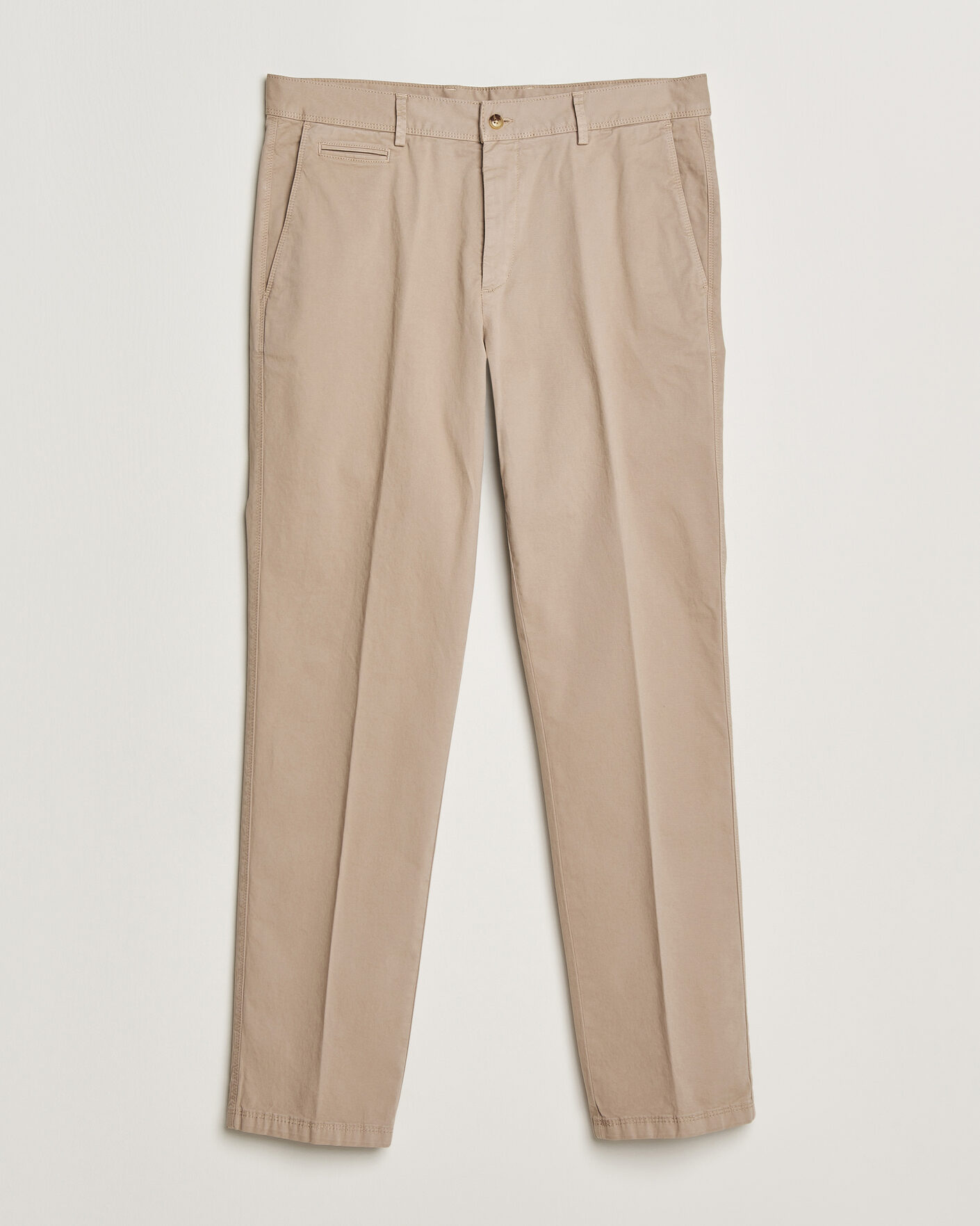 Uomini | Pantaloni | Oscar Jacobson | Danik Cotton Trousers Beige