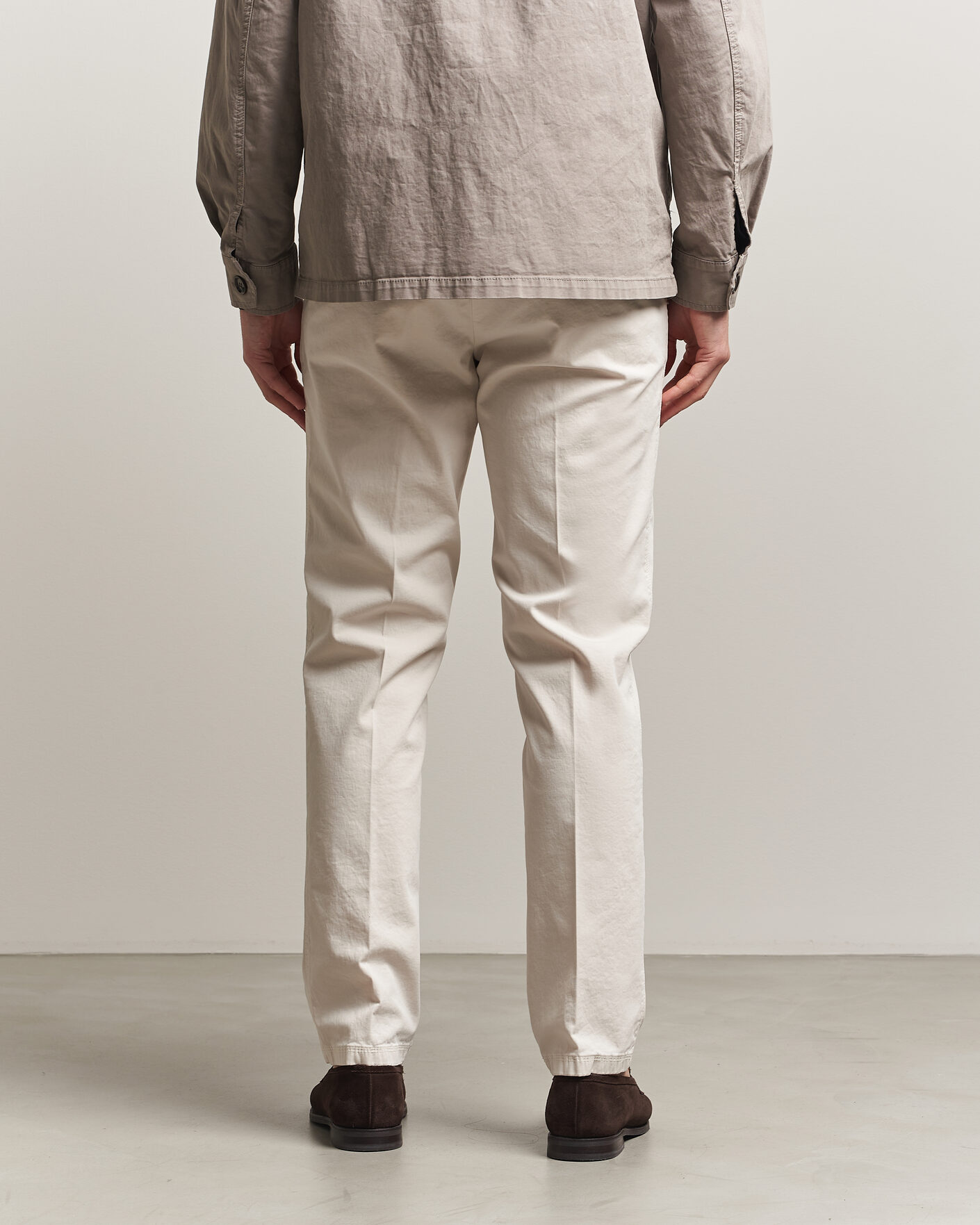 Uomini | Pantaloni | Oscar Jacobson | Danik Cotton Trousers White