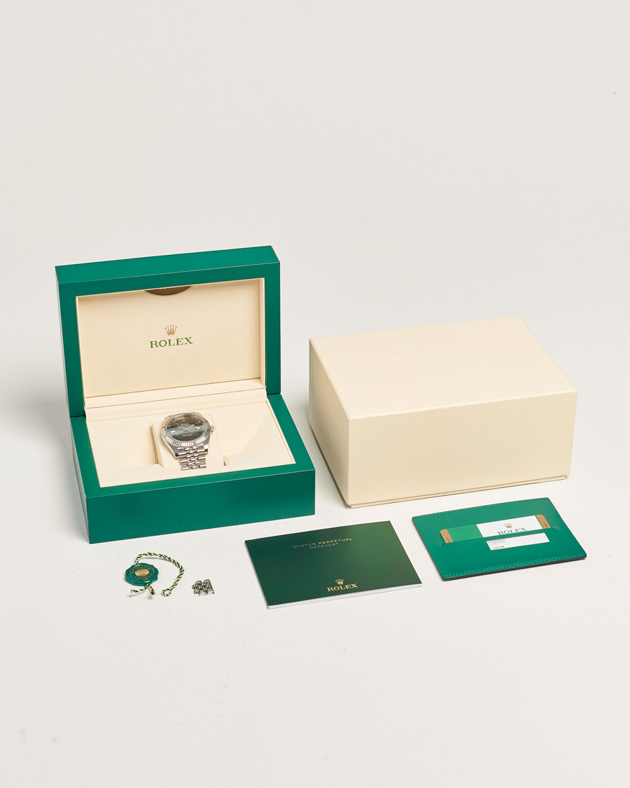 Uomini | Pre-Owned & Vintage Watches | Rolex Pre-Owned | Datejust 41 Wimbledon 