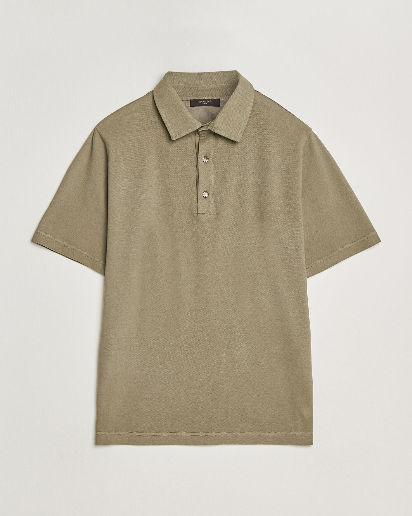 Uomini | Polo | Zanone | Soft Cotton Piquet Polo Taupe