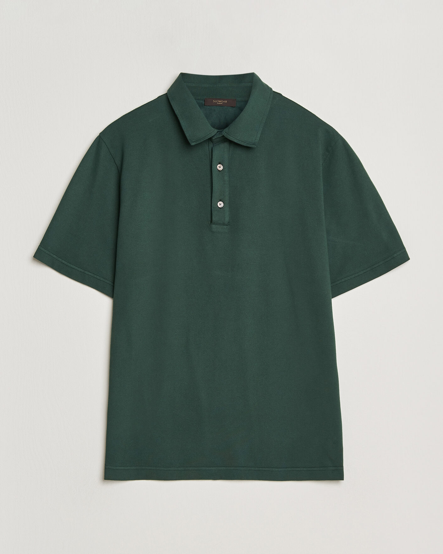 Uomini | Polo | Zanone | Soft Cotton Piquet Polo Dark Green