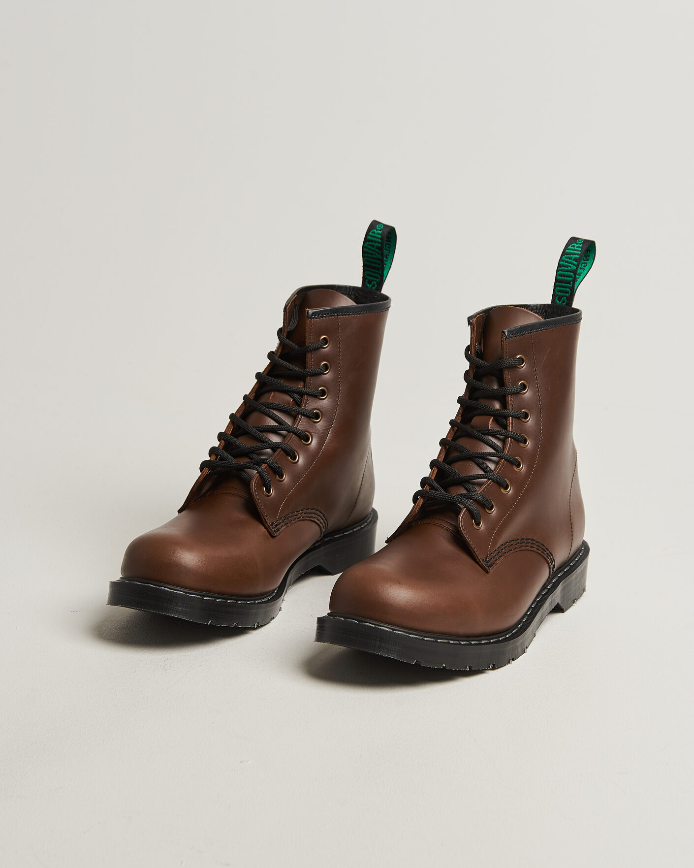 Uomini | Stivali | Solovair | 8 Eye Derby Boot Gaucho