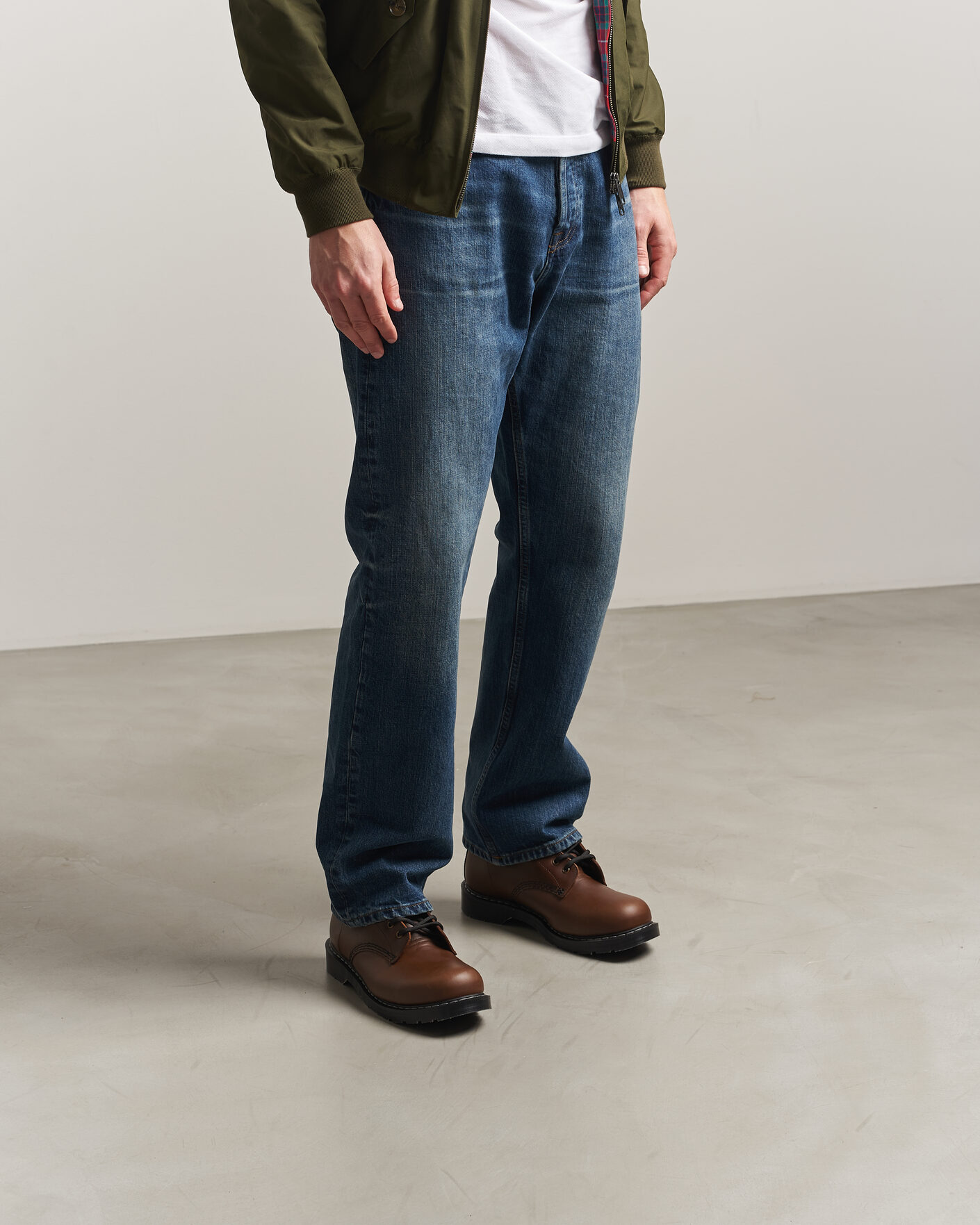 Uomini | Stivali | Solovair | 8 Eye Derby Boot Gaucho