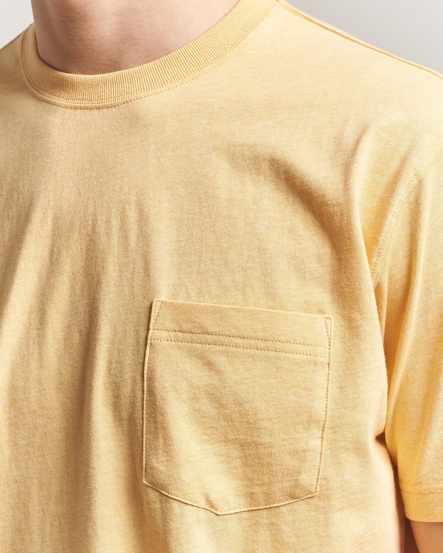 Uomini | T-shirt | BEAMS PLUS | Pocket Tee Yellow