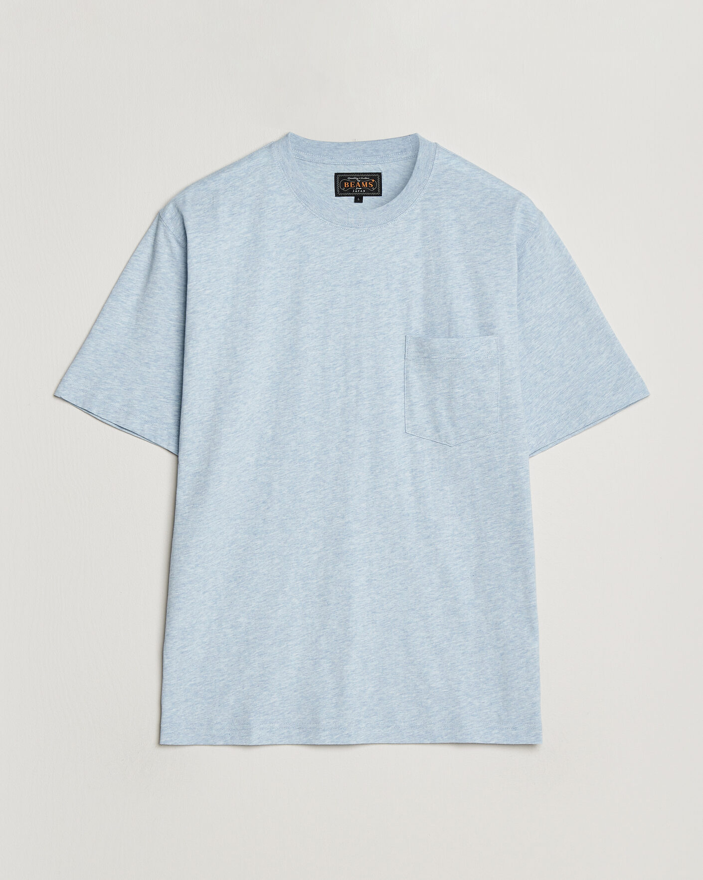 Uomini | T-shirt | BEAMS PLUS | Pocket Tee Sax Blue