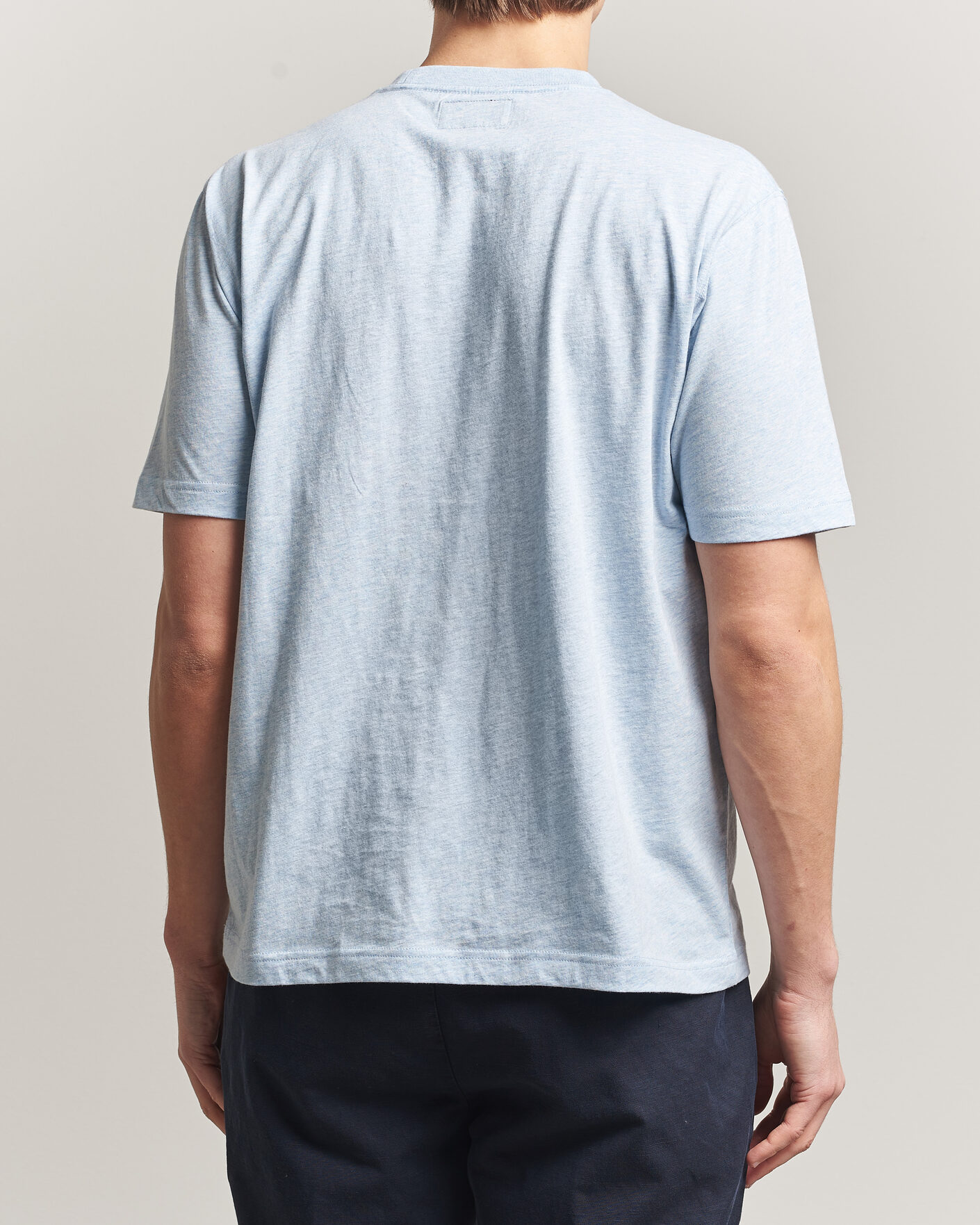 Uomini | T-shirt | BEAMS PLUS | Pocket Tee Sax Blue