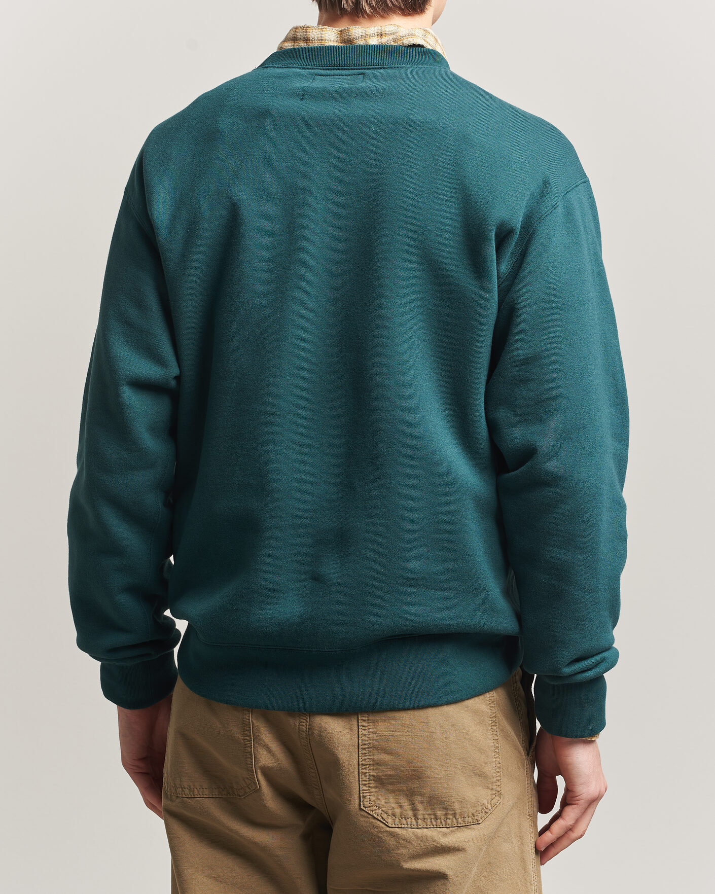 Uomini | Maglieria | BEAMS PLUS | Crew Sweat Dark Green