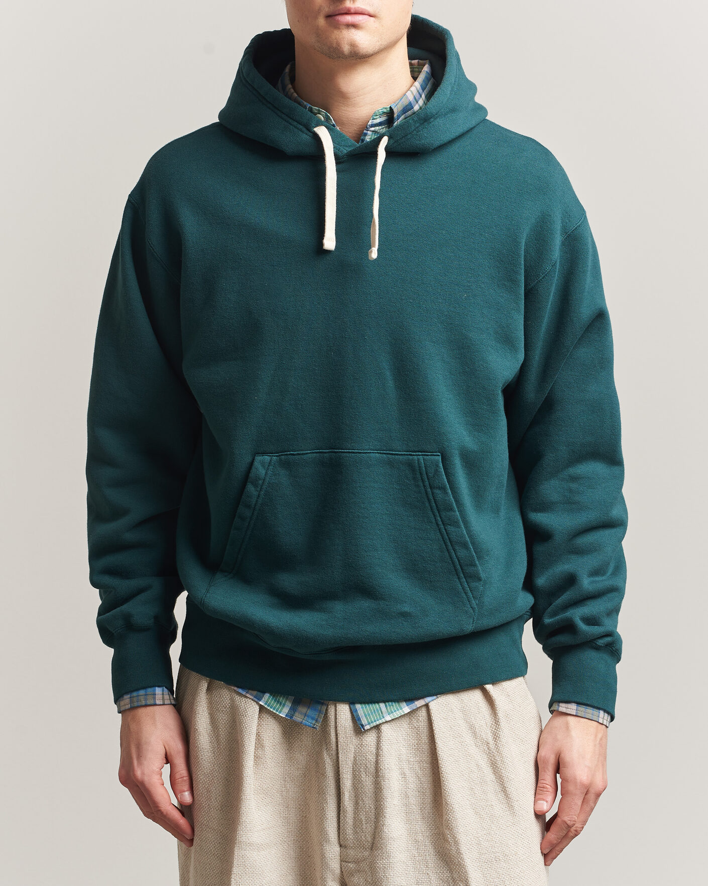 Uomini | Maglieria | BEAMS PLUS | Hooded Sweat Pullover Dark Green
