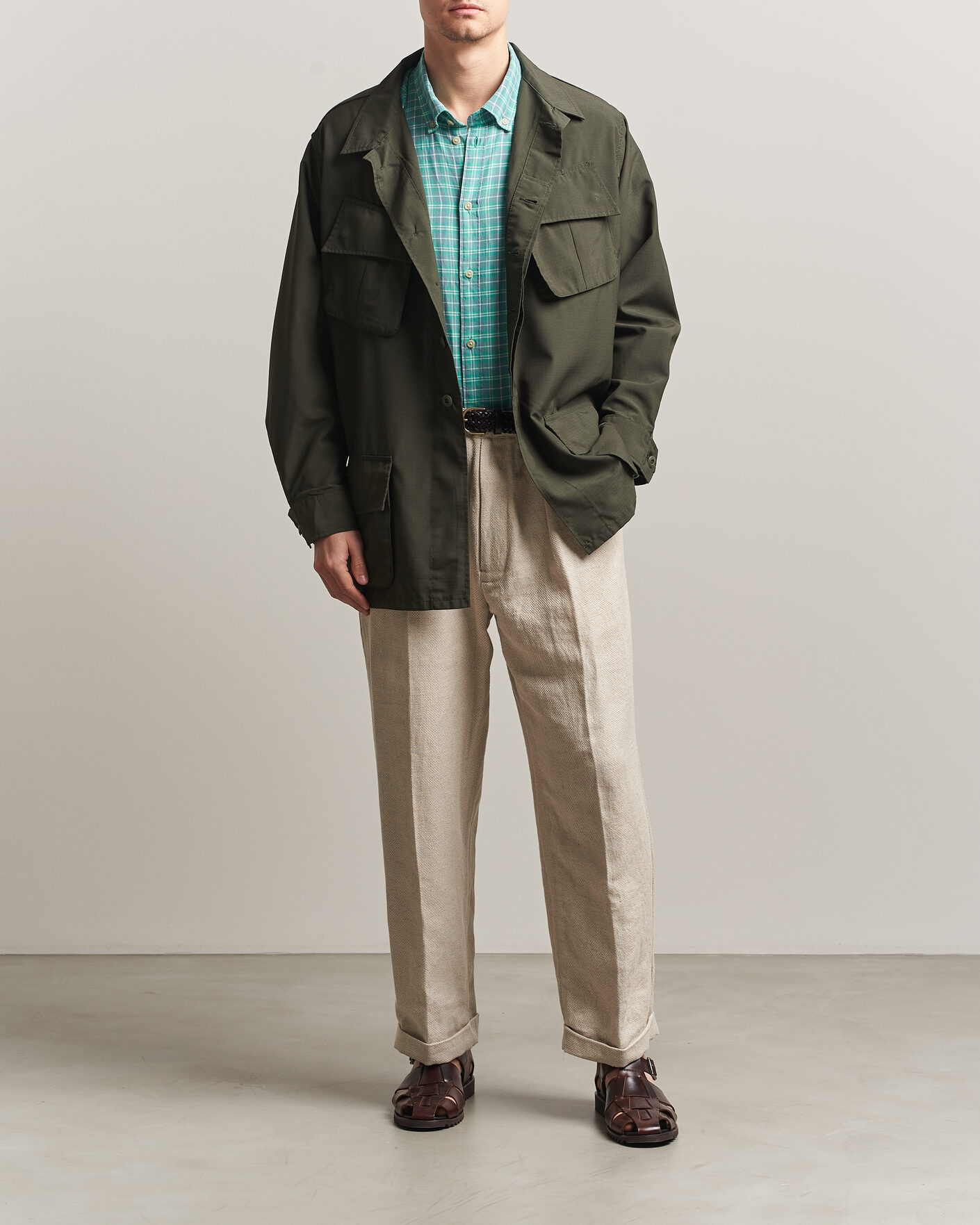 Uomini | Giacche | BEAMS PLUS | MIL Fatigue Jacket Olive