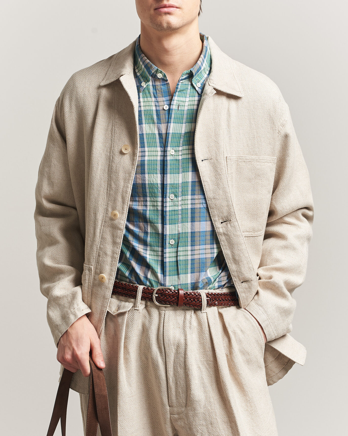 Uomini | Giacche | BEAMS PLUS | MIL Chore Jacket Off White