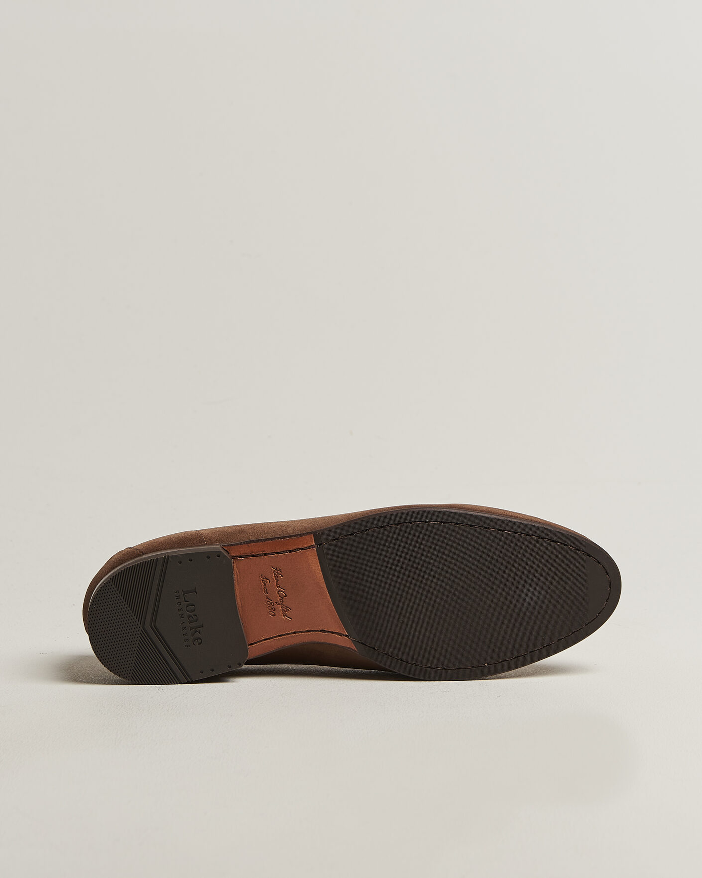 Uomini | Mocassini | Loake 1880 | Belgrave Suede Belgian Loafer Flint