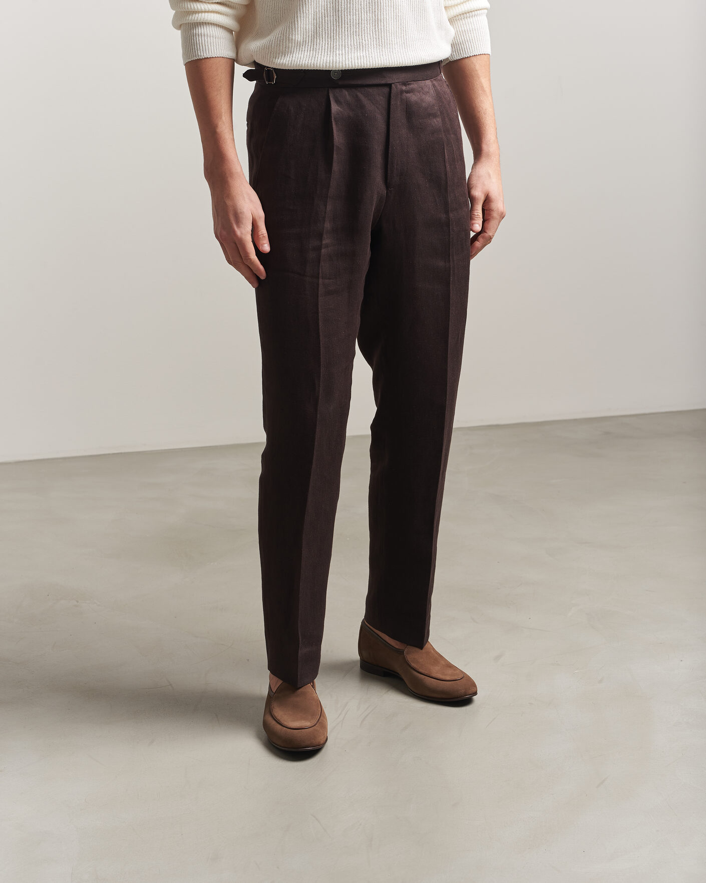 Uomini | Mocassini | Loake 1880 | Belgrave Suede Belgian Loafer Flint