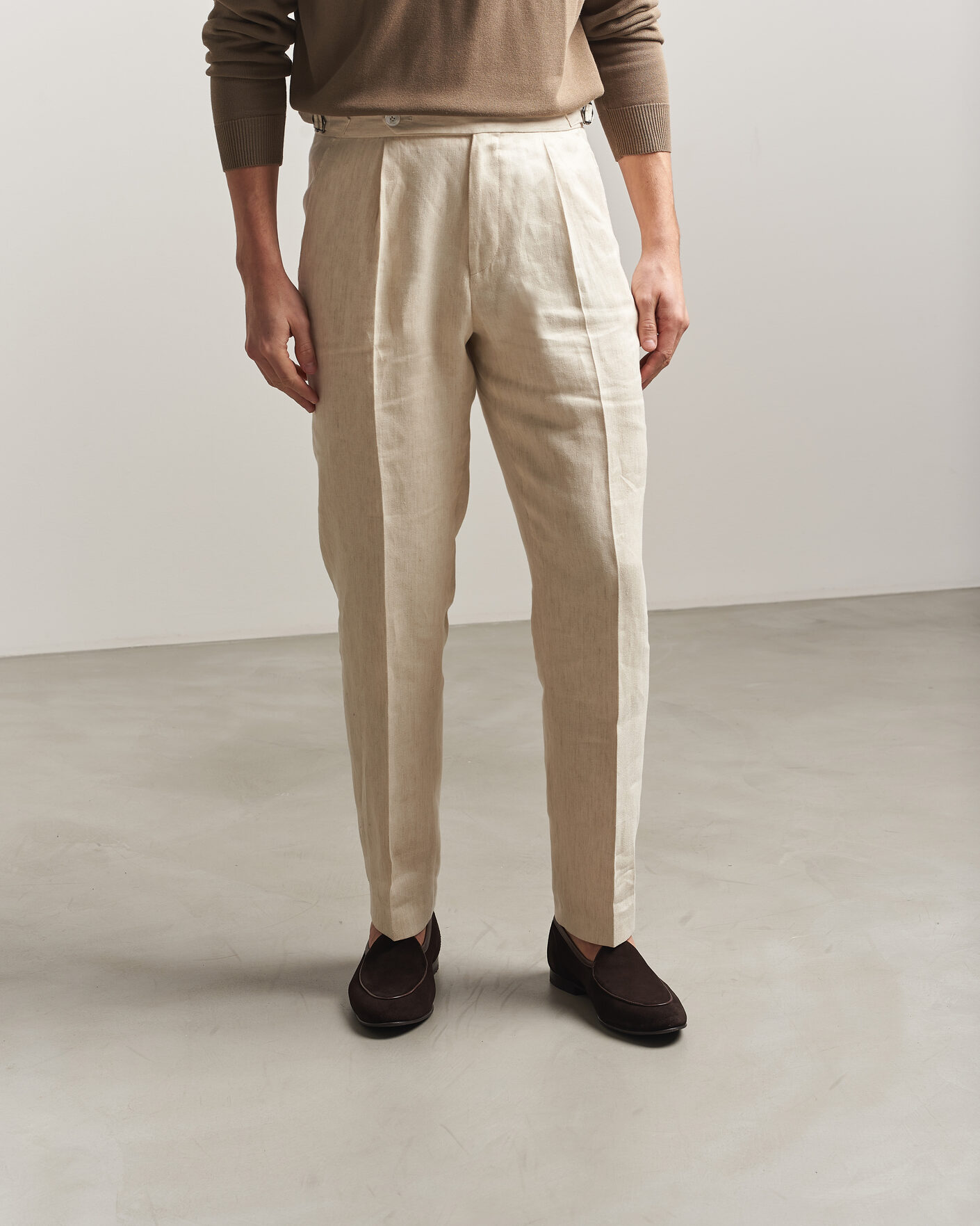 Uomini | Mocassini | Loake 1880 | Belgrave Suede Belgian Loafer Dark Brown