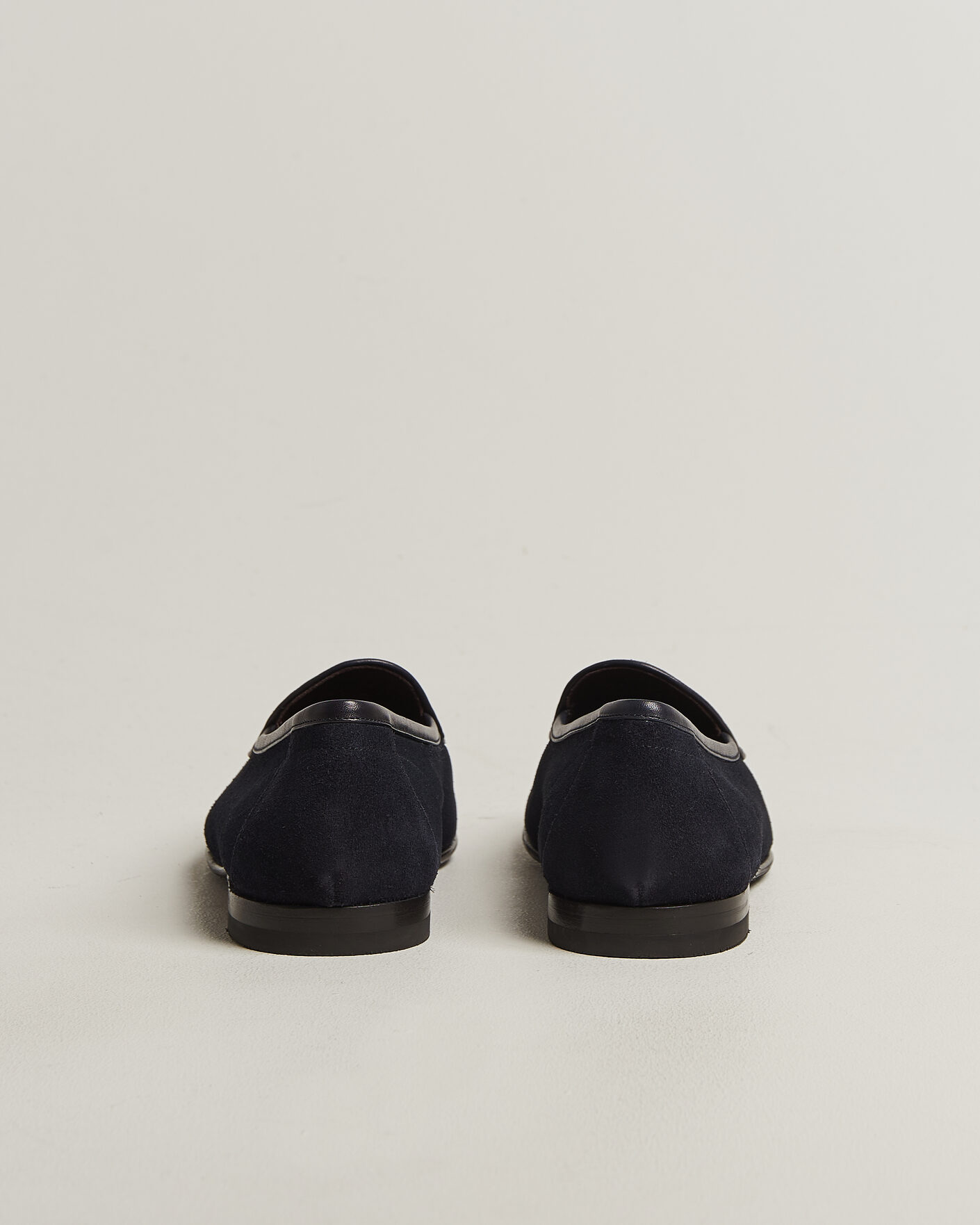Uomini | Mocassini | Loake 1880 | Belgrave Suede Belgian Loafer Navy