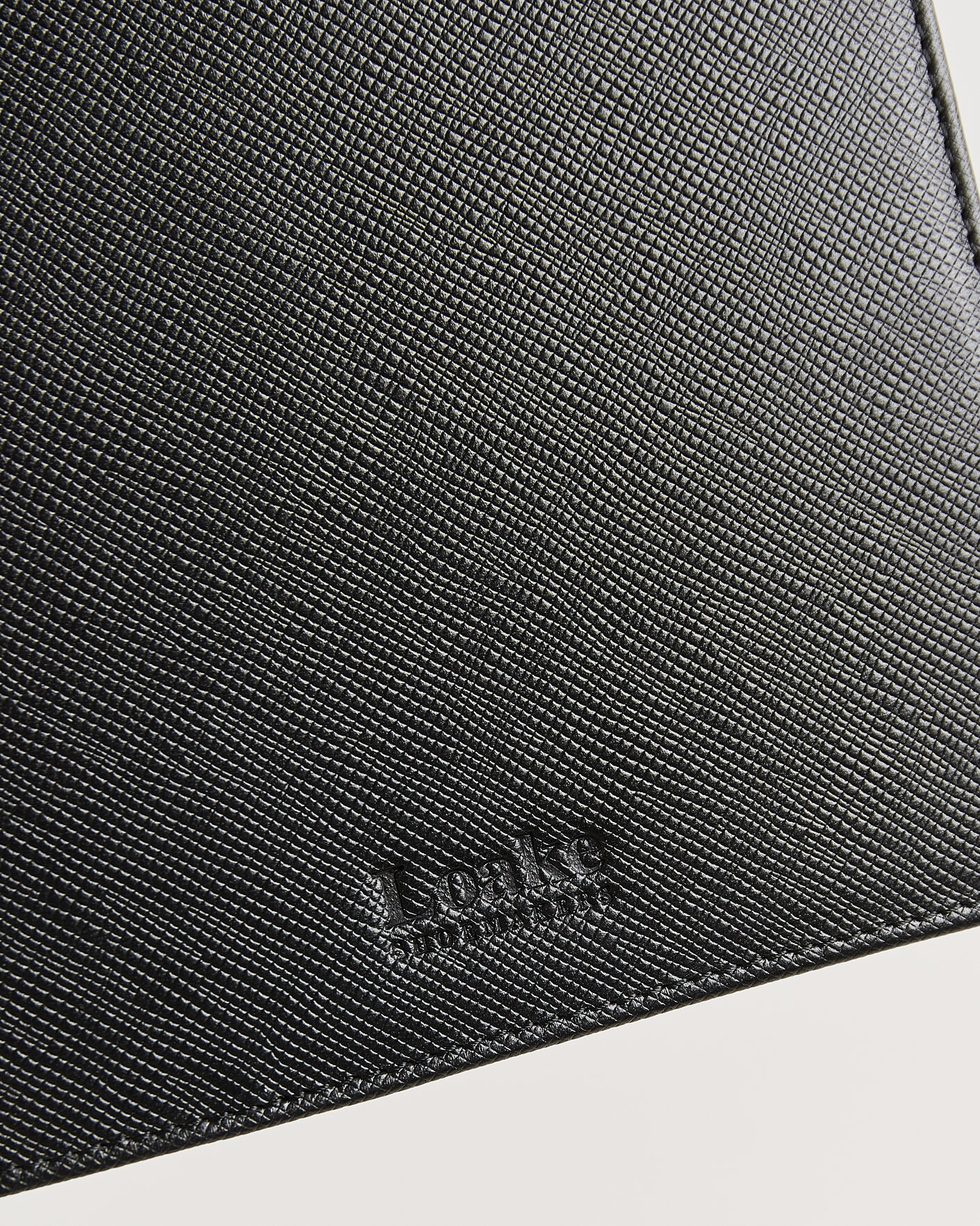 Uomini | Quaderni | Loake Shoemakers | Savoy Grain Leather Notebook Black