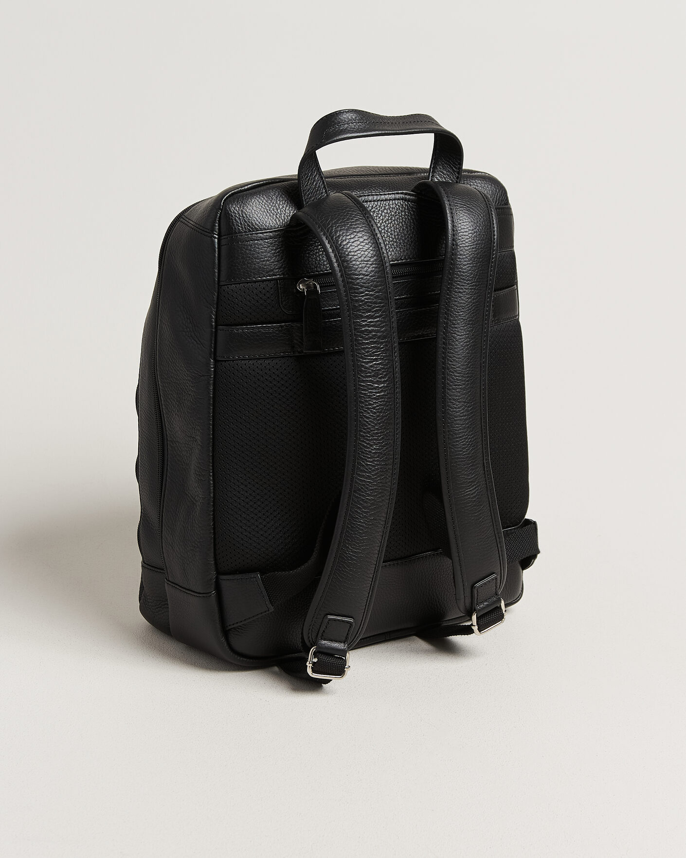 Uomini | Borse | Loake Shoemakers | Waterloo Grained Leather Backpack Black