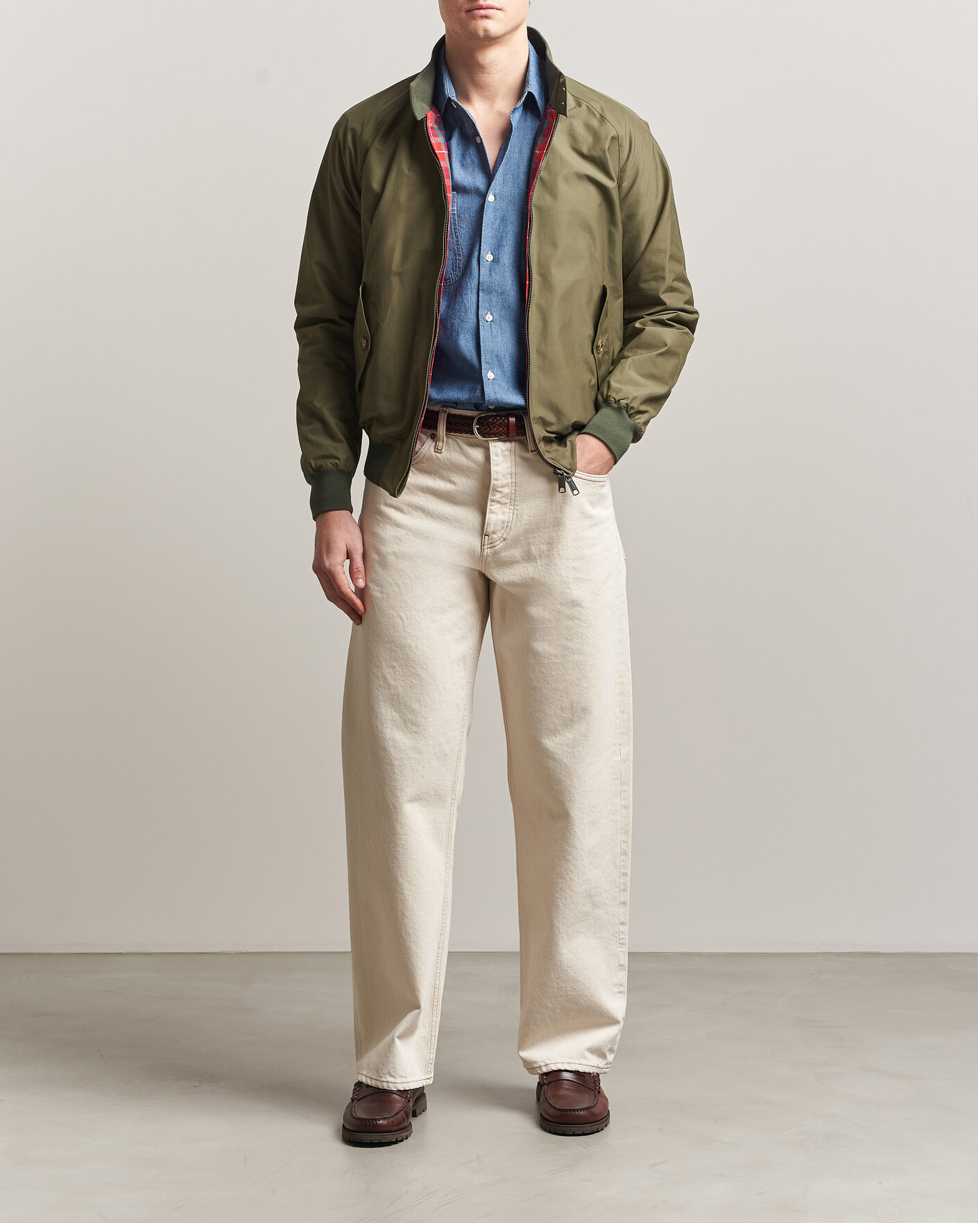 Uomini | Giacche | Baracuta | G9 Original Harrington Jacket Army