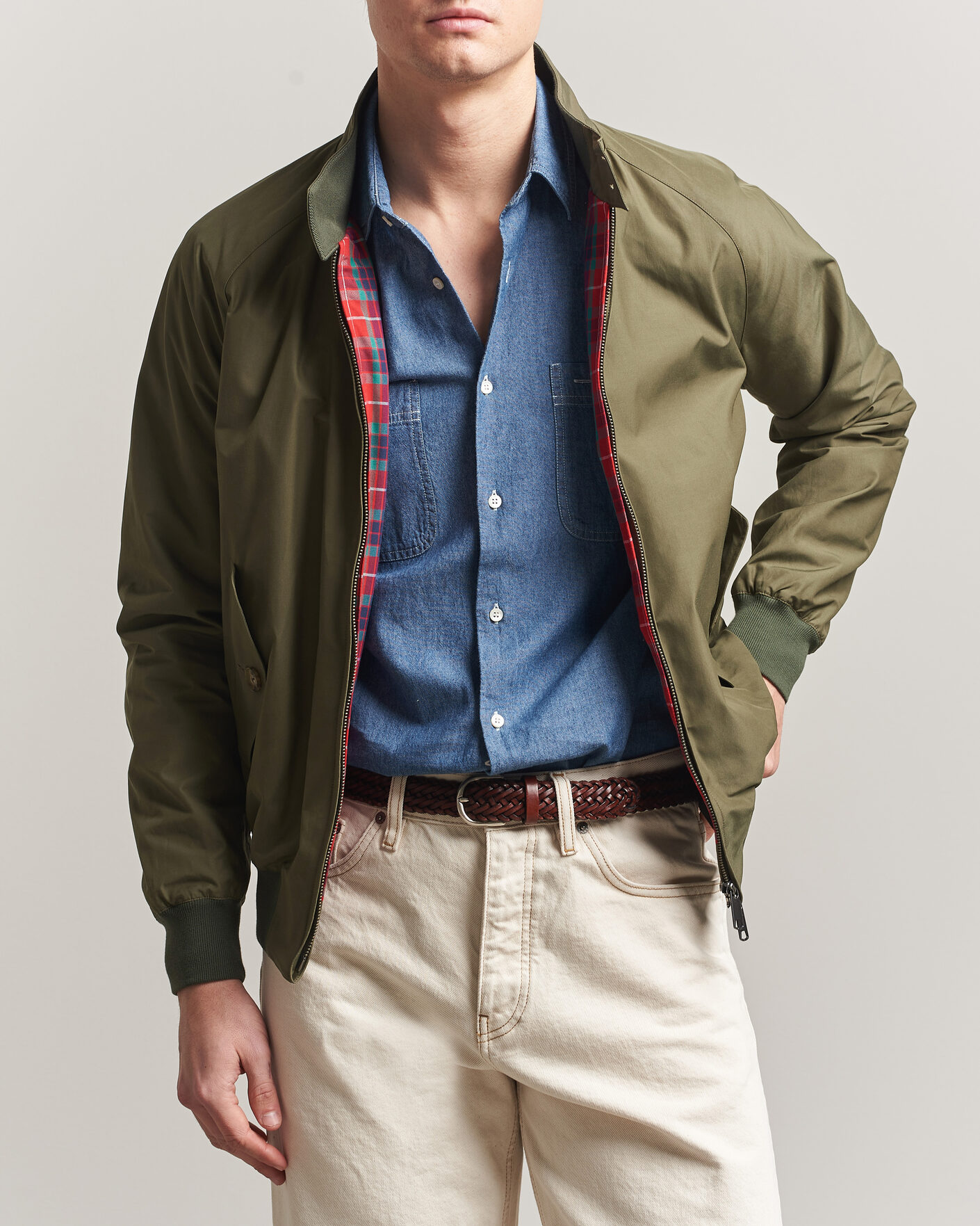 Uomini | Giacche | Baracuta | G9 Original Harrington Jacket Army