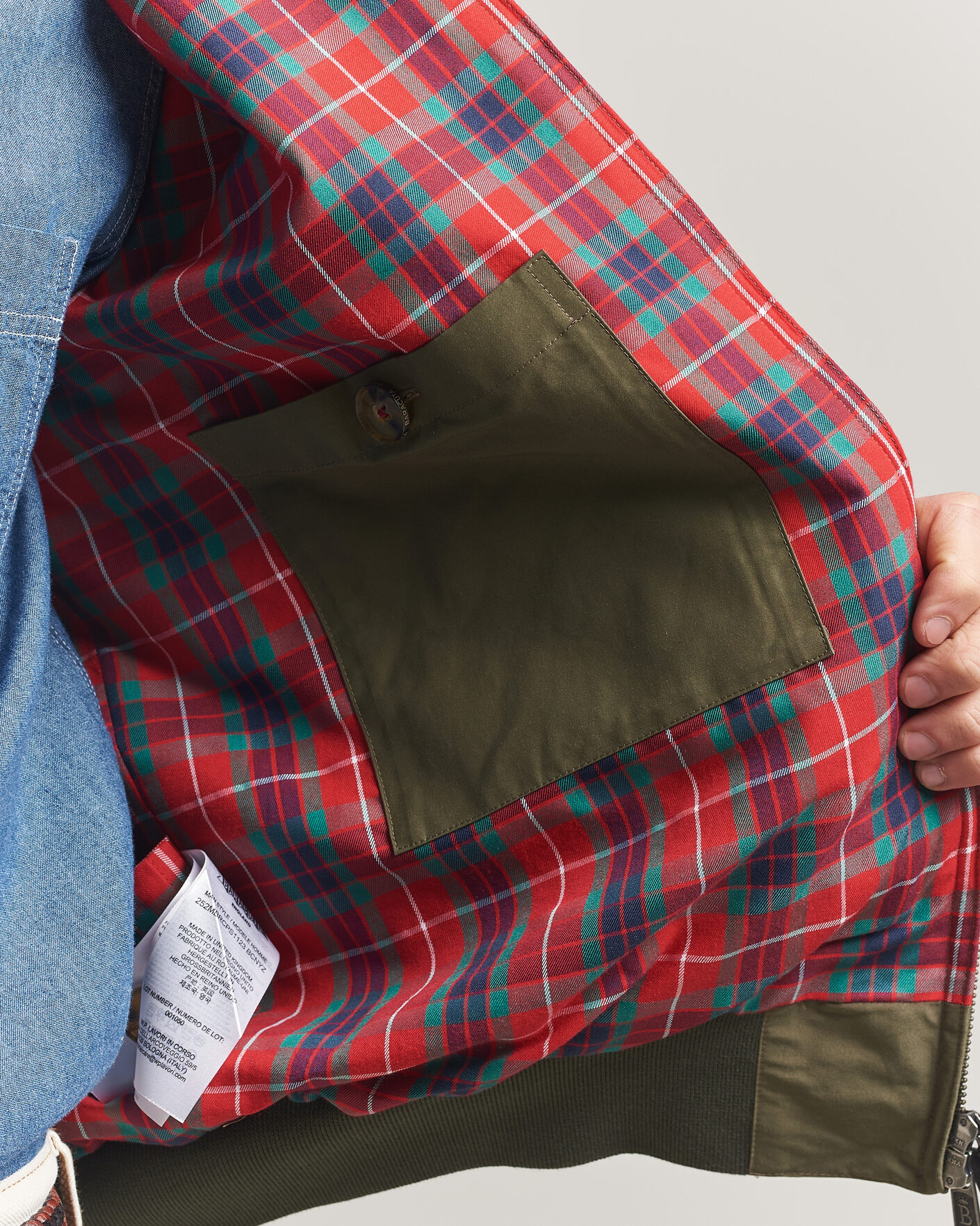 Uomini | Giacche | Baracuta | G9 Original Harrington Jacket Army