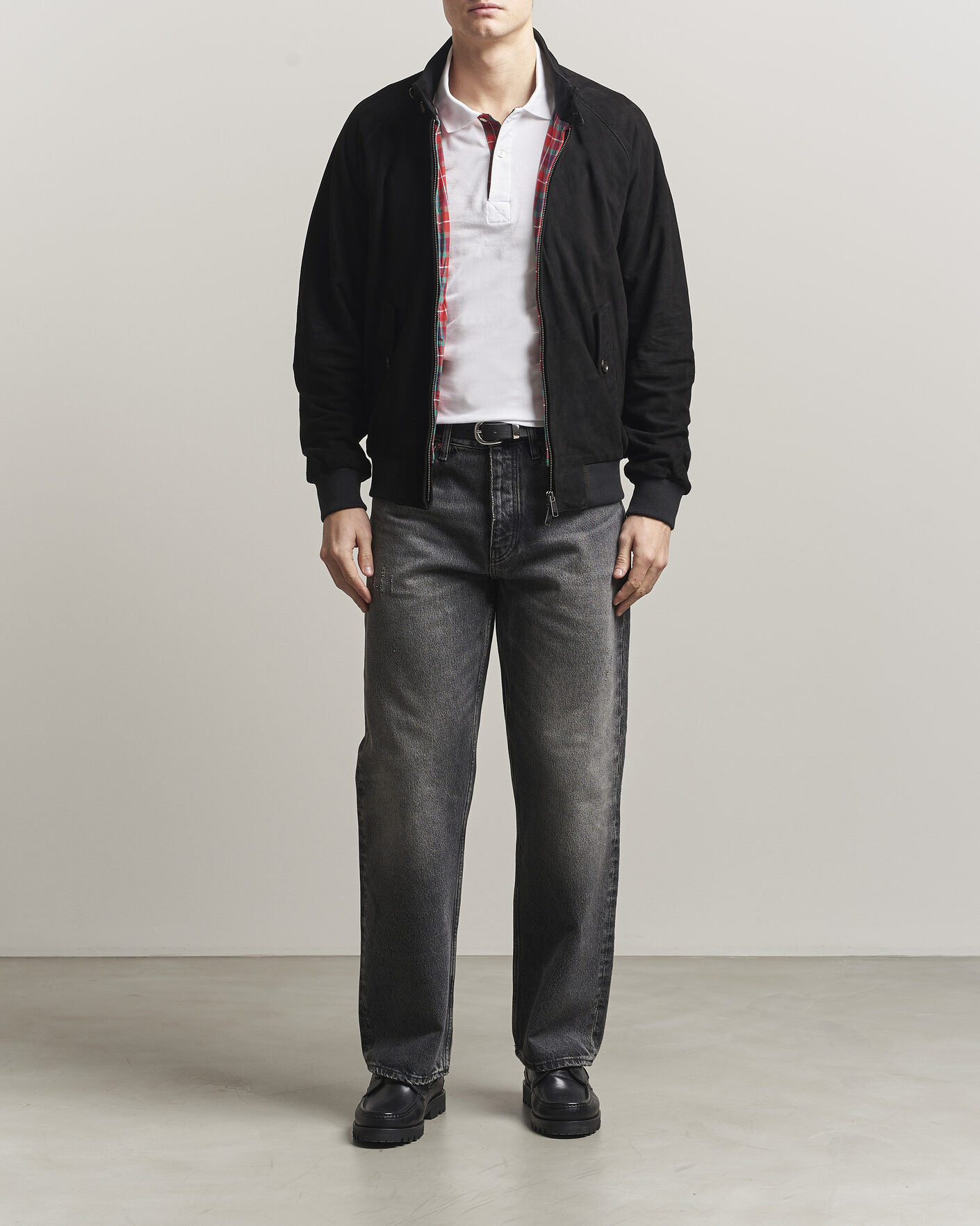 Uomini | Giacche | Baracuta | G9 Suede Jacket Black