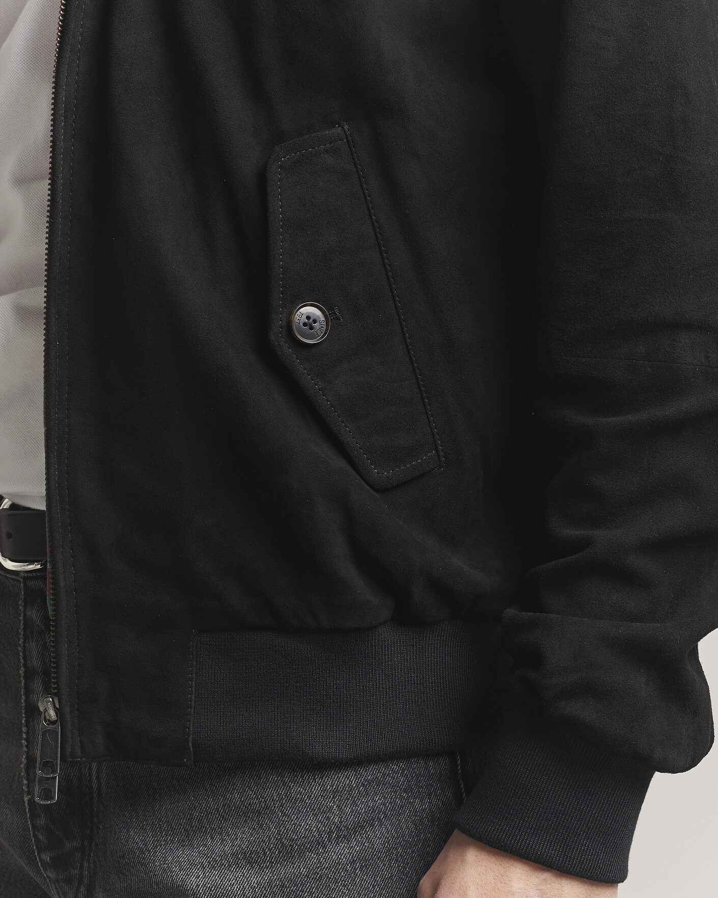Uomini | Giacche | Baracuta | G9 Suede Jacket Black